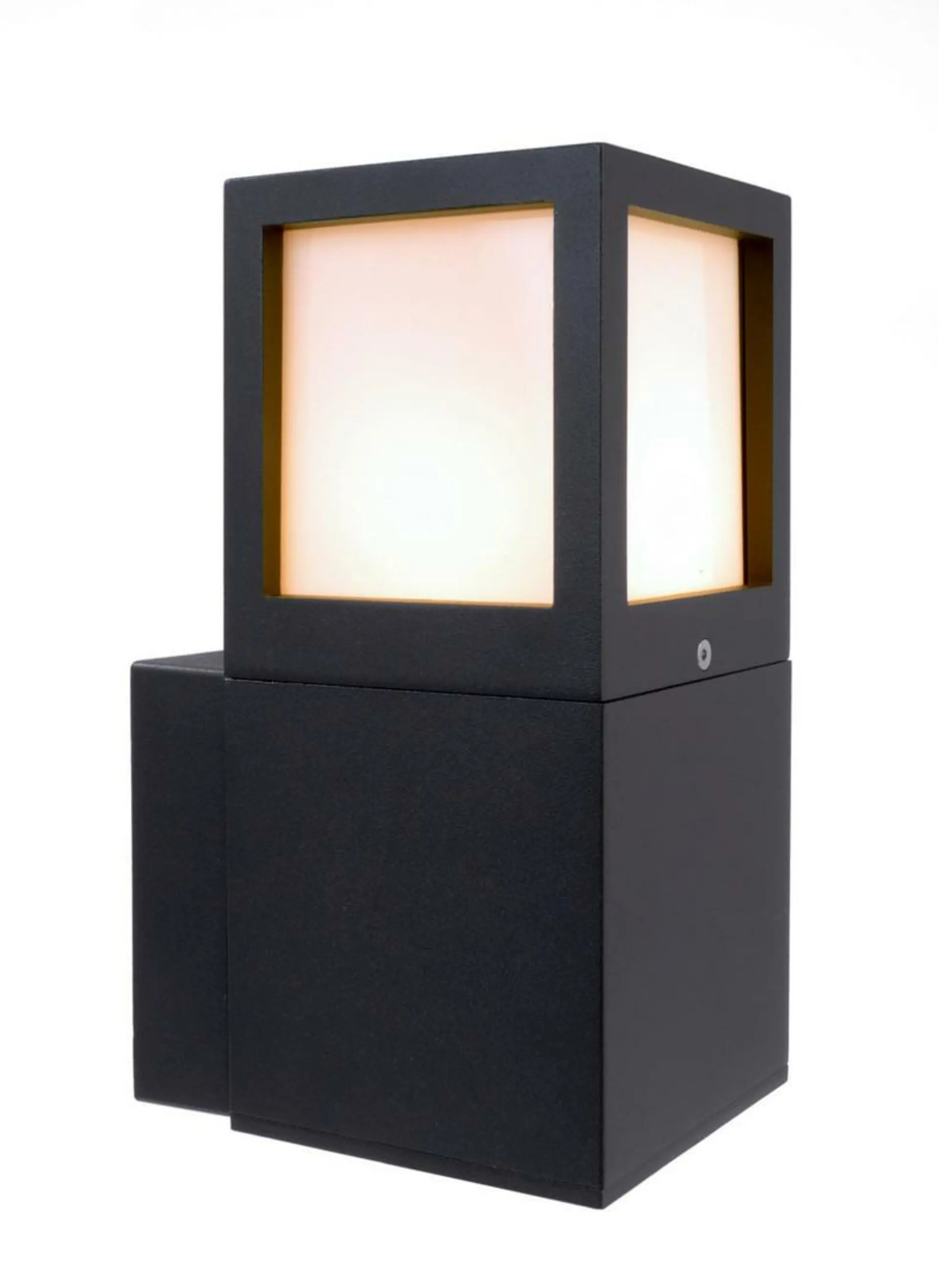 VÝPRODEJ VZORKU Deko-Light Kapego nástěnné přisazené svítidlo Facado A 220-240V AC/50-60Hz E27 1x max. 20,00 W 243mm antracit 731059