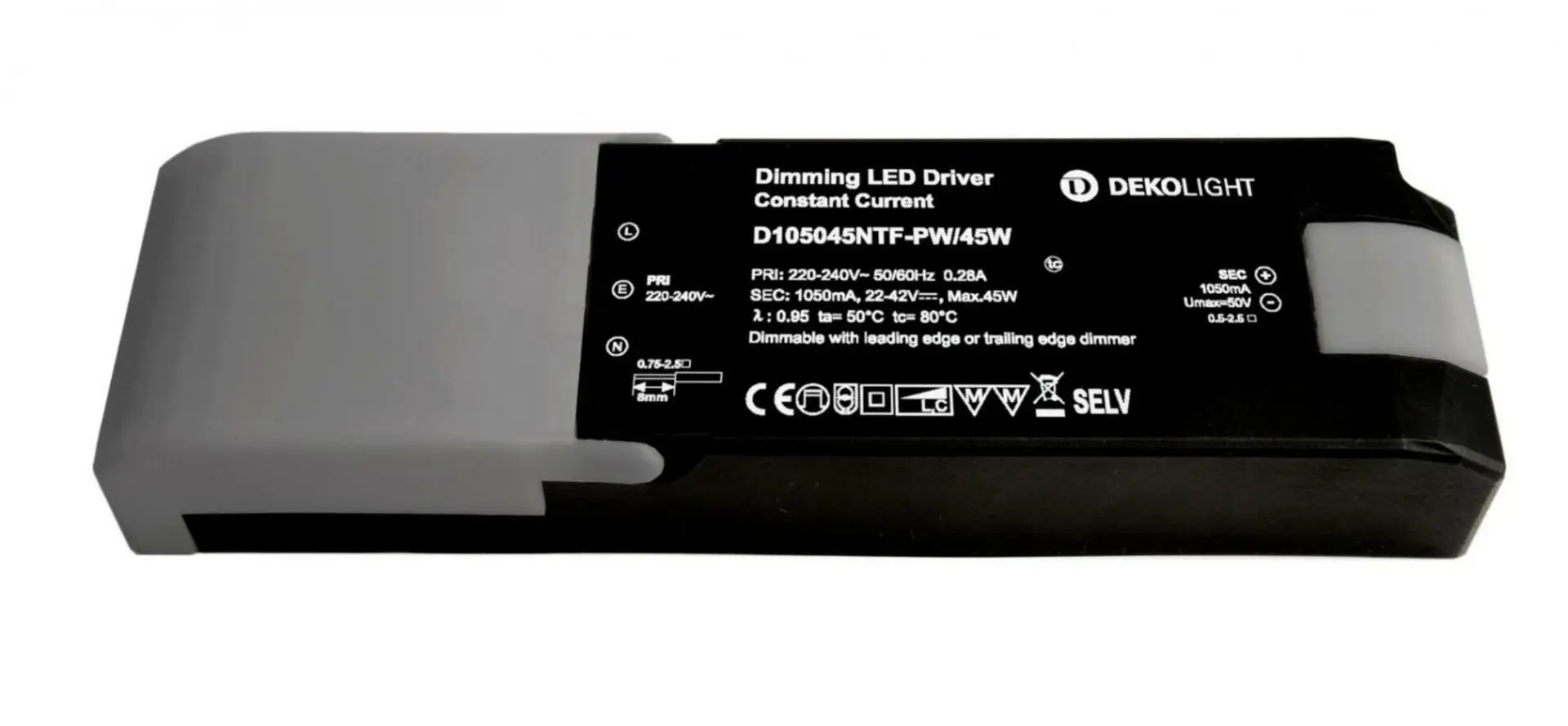IMPR 862258 Deko-Light napájení (CC, DC) stmívatelné, QUICK, CC, 1050mA, 25-40V, 42W, konstantní proud - DEKOLIGHT