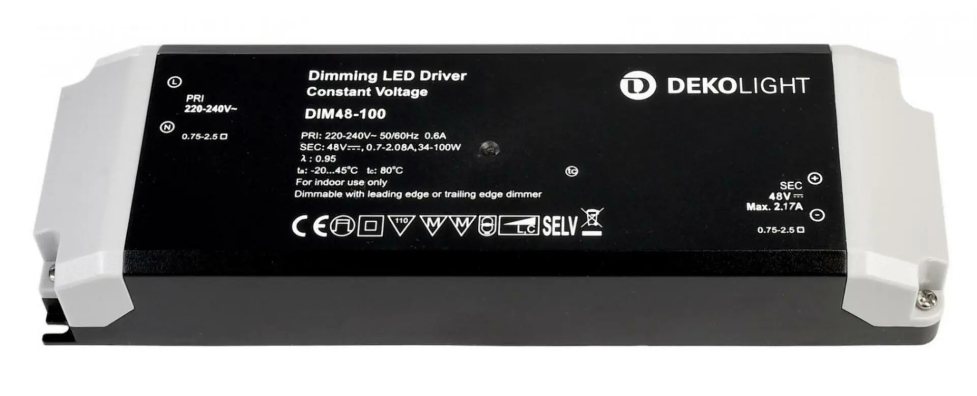 IMPR 862274 Deko-Light napájení (CV, DC) stmívatelné - BASIC, DIM, CV, 48V 34-100W - DEKOLIGHT