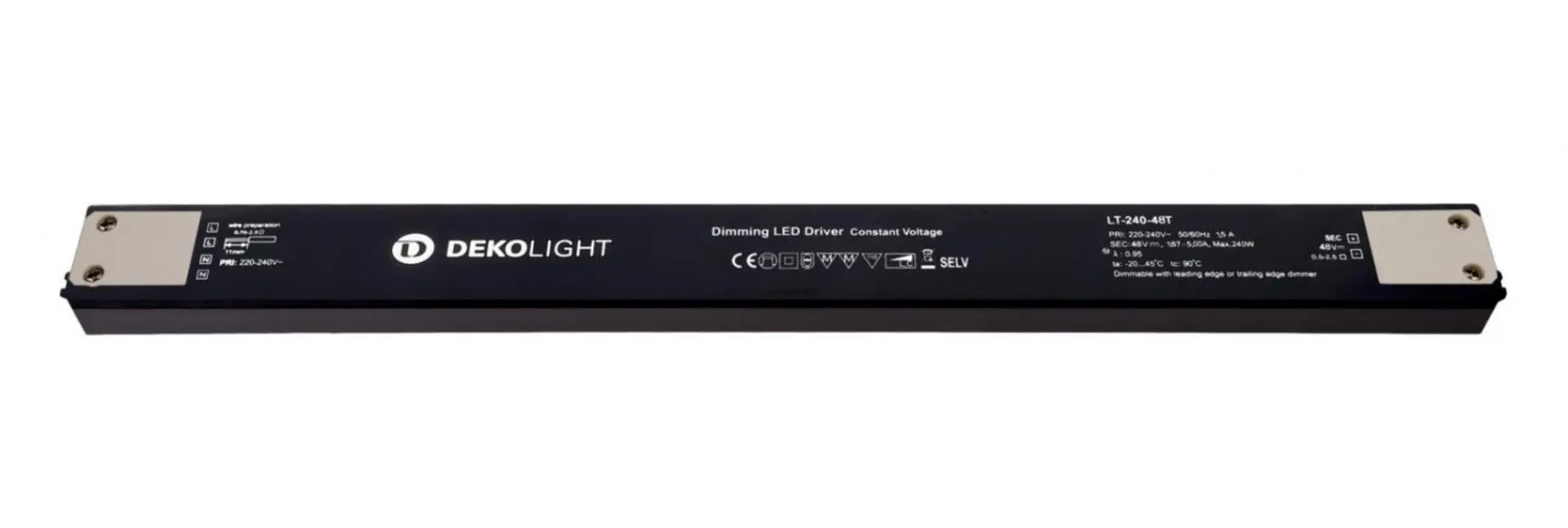 IMPR 862281 Deko-Light napájení (CV, DC) stmívatelné - Long-Flat, DIM, CV, 48V 80-240W - DEKOLIGHT