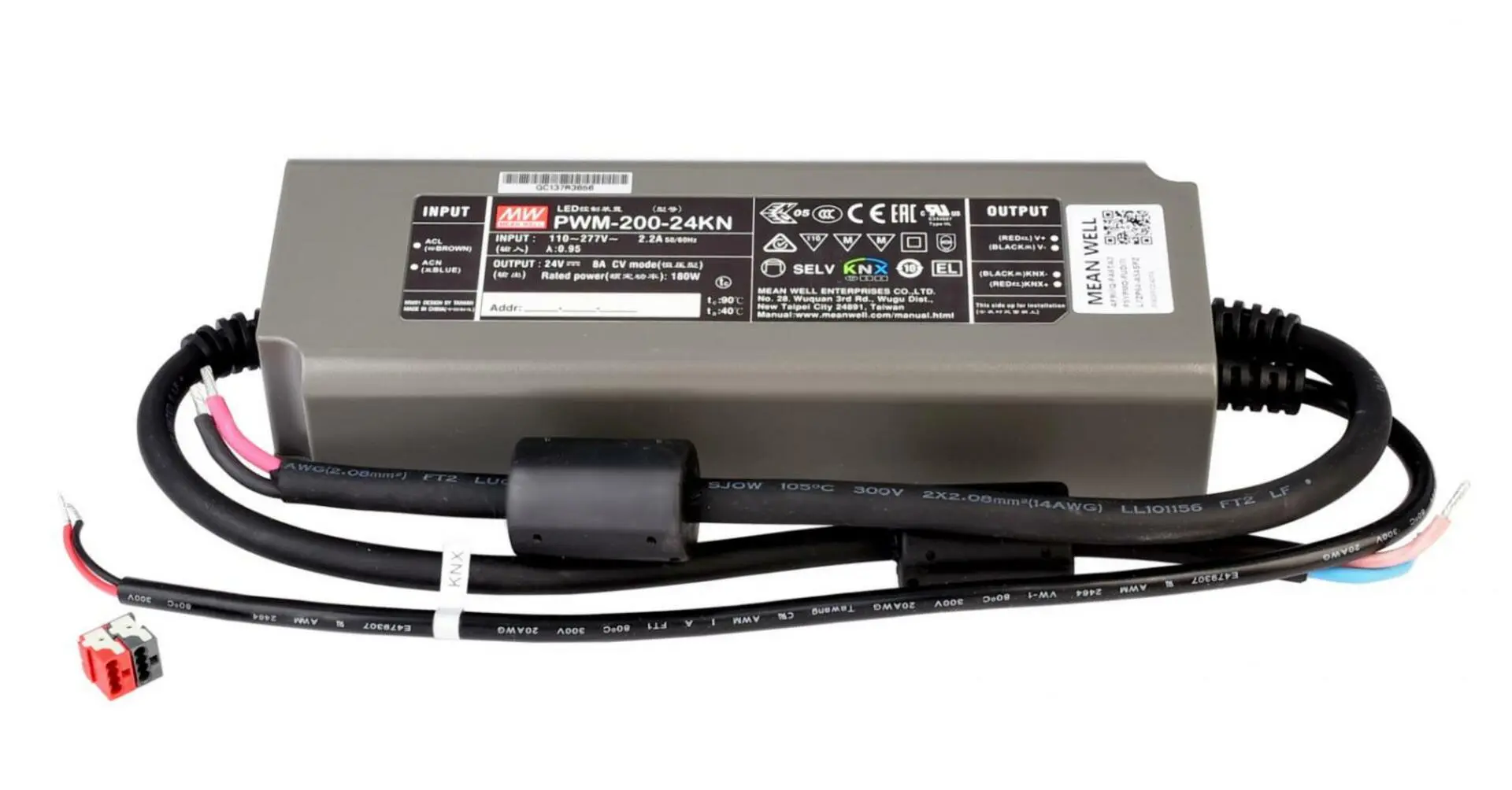 DEKO-LIGHT Meanwell LED-napájení CV, PWM-200-24KN konstantní napětí 0-8300 mA IP20 stmívatelné 24V DC 200,00 W 872114