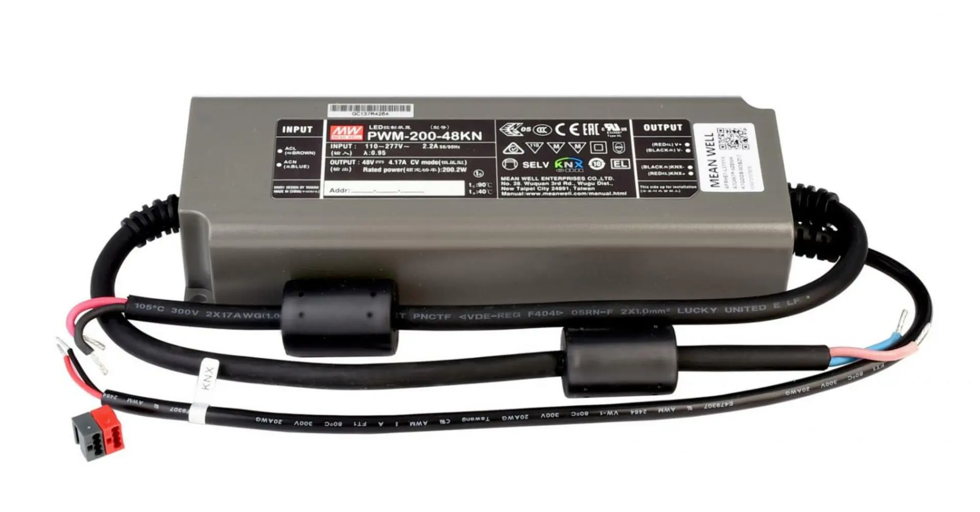 DEKO-LIGHT Meanwell LED-napájení CV, PWM-200-48KN konstantní napětí 0-4160 mA IP20 stmívatelné 48V DC 200,00 W 872115