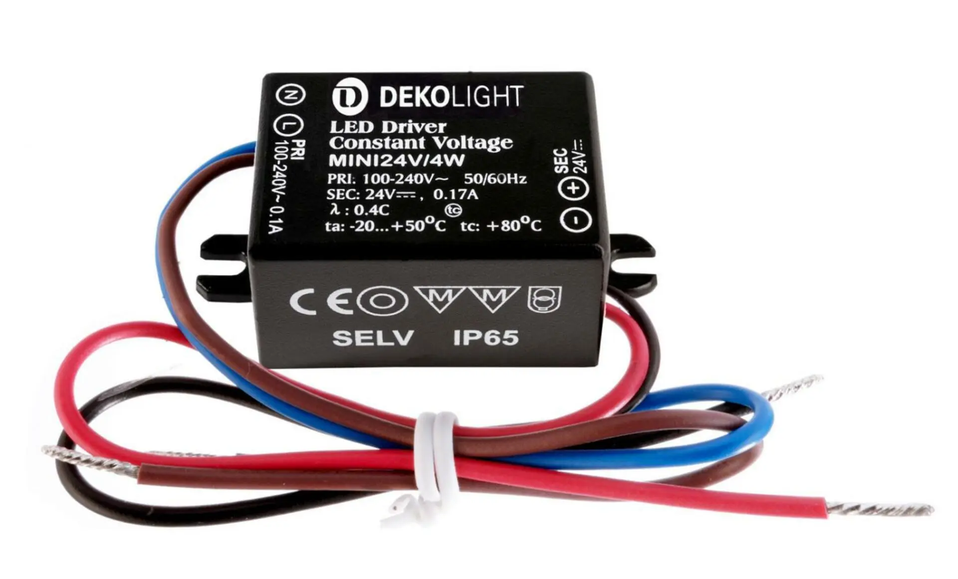 IMPR 872128 Deko-Light LED-napájení MINI, CV, 24V/4W konstantní napětí 0-170 mA IP65 24V DC 4,00 W - DEKOLIGHT