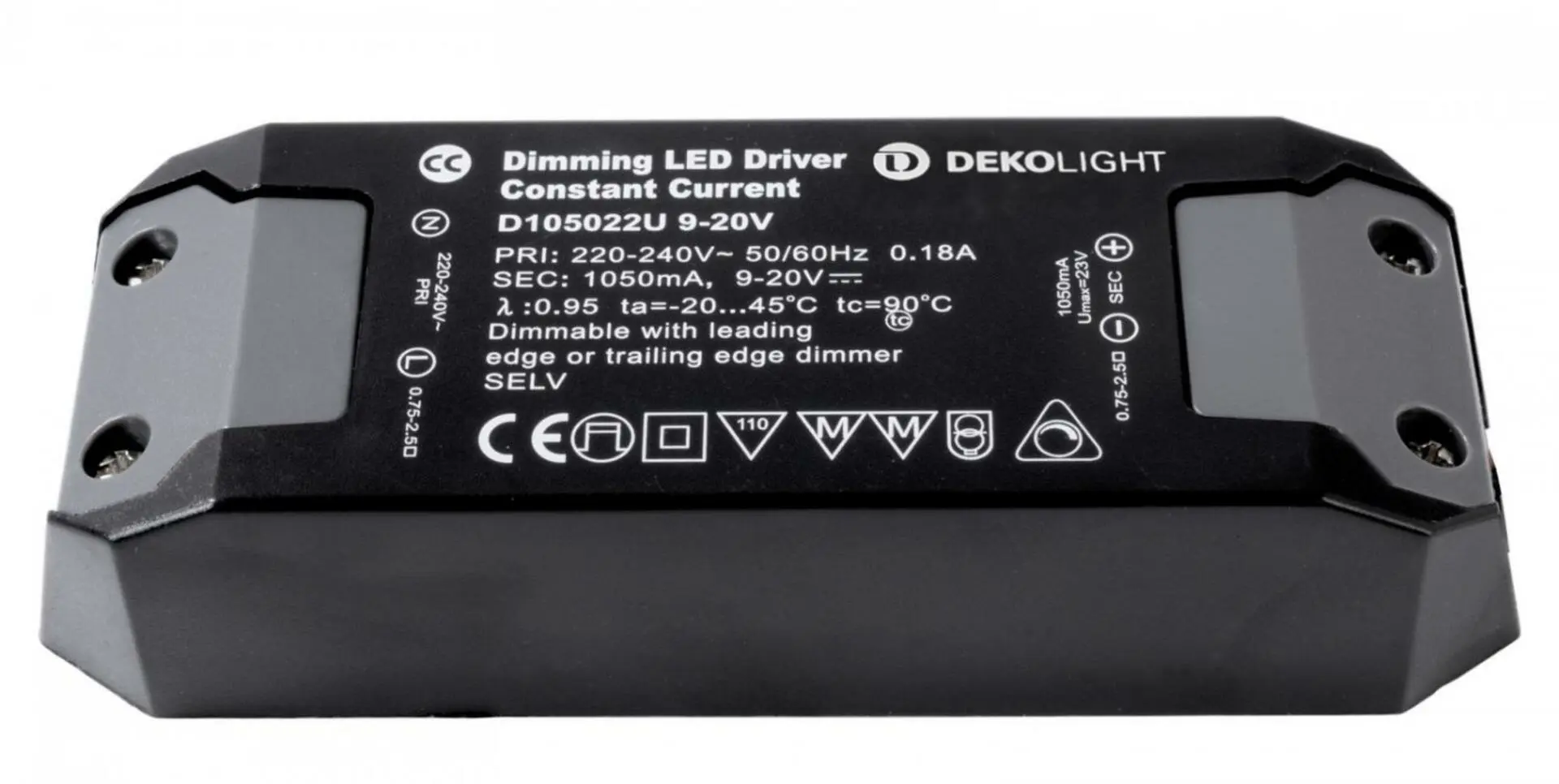 IMPR 872647 KapegoLED Napaječ D105022U konstant.proud stmívatelné - DEKOLIGHT