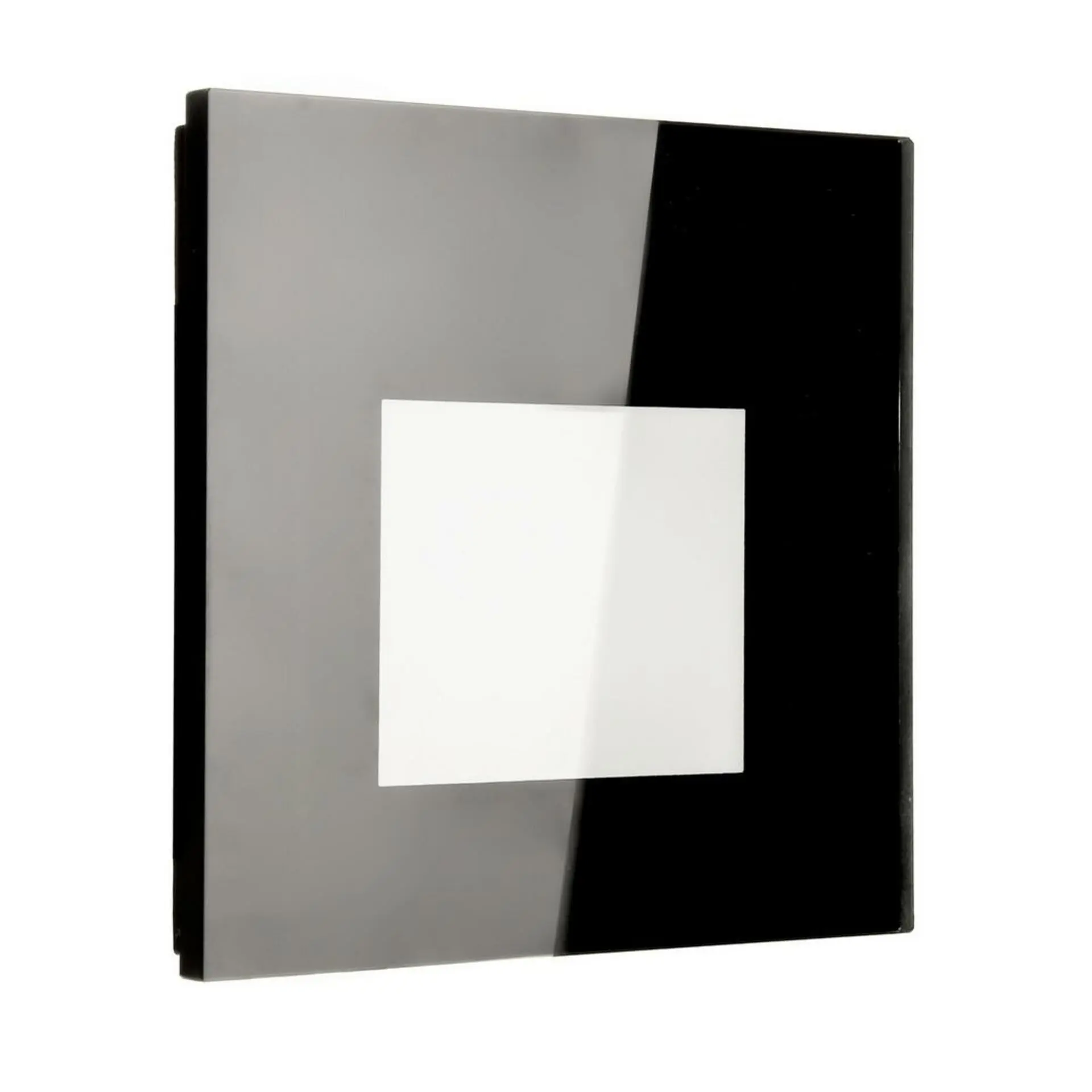 Deko-Light příslušenství - sklo-kryt mléčné hranaté černé pro Alwaid 930842
