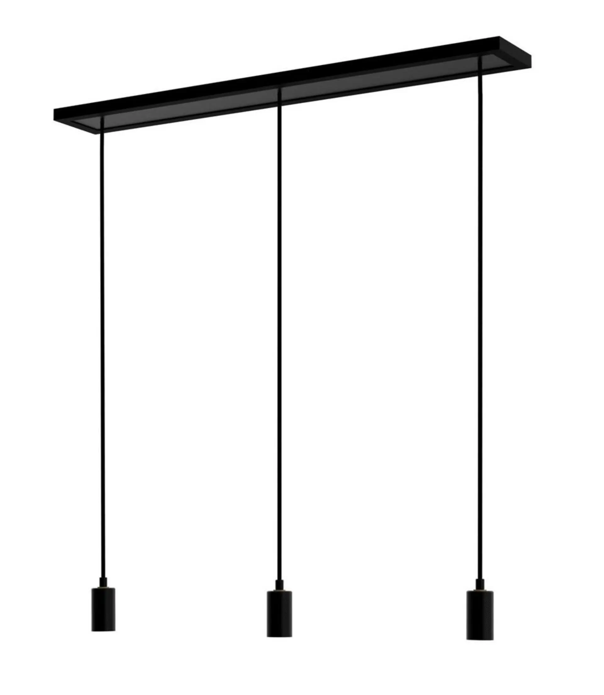 DEKO-LIGHT Segula závěsné svítidlo 3-násobné E27 patice Madox pro designovou žárovku 930966