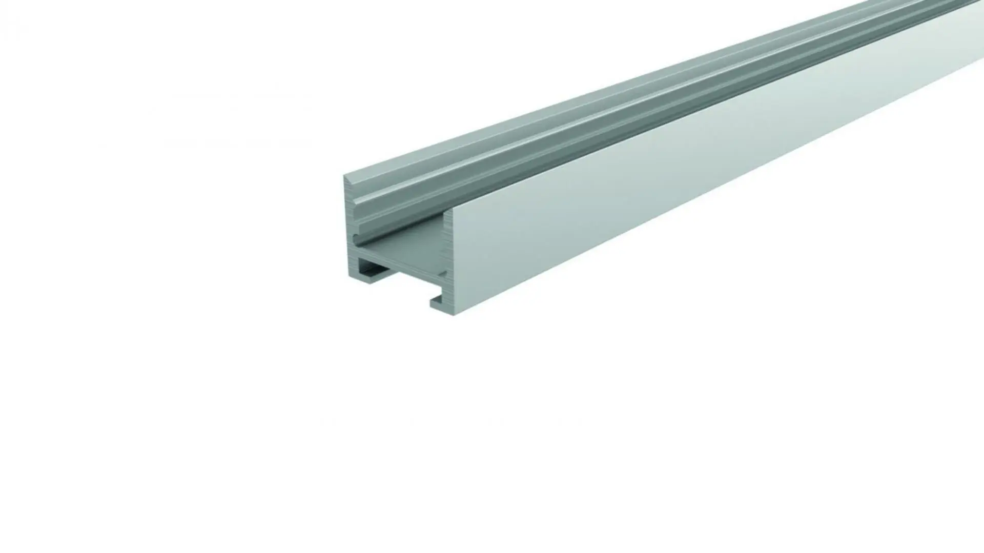 IMPR 970280 Reprofil drážkový profil U-vysoký AU-10-12 stříbrná elox 2000 mm - DEKOLIGHT