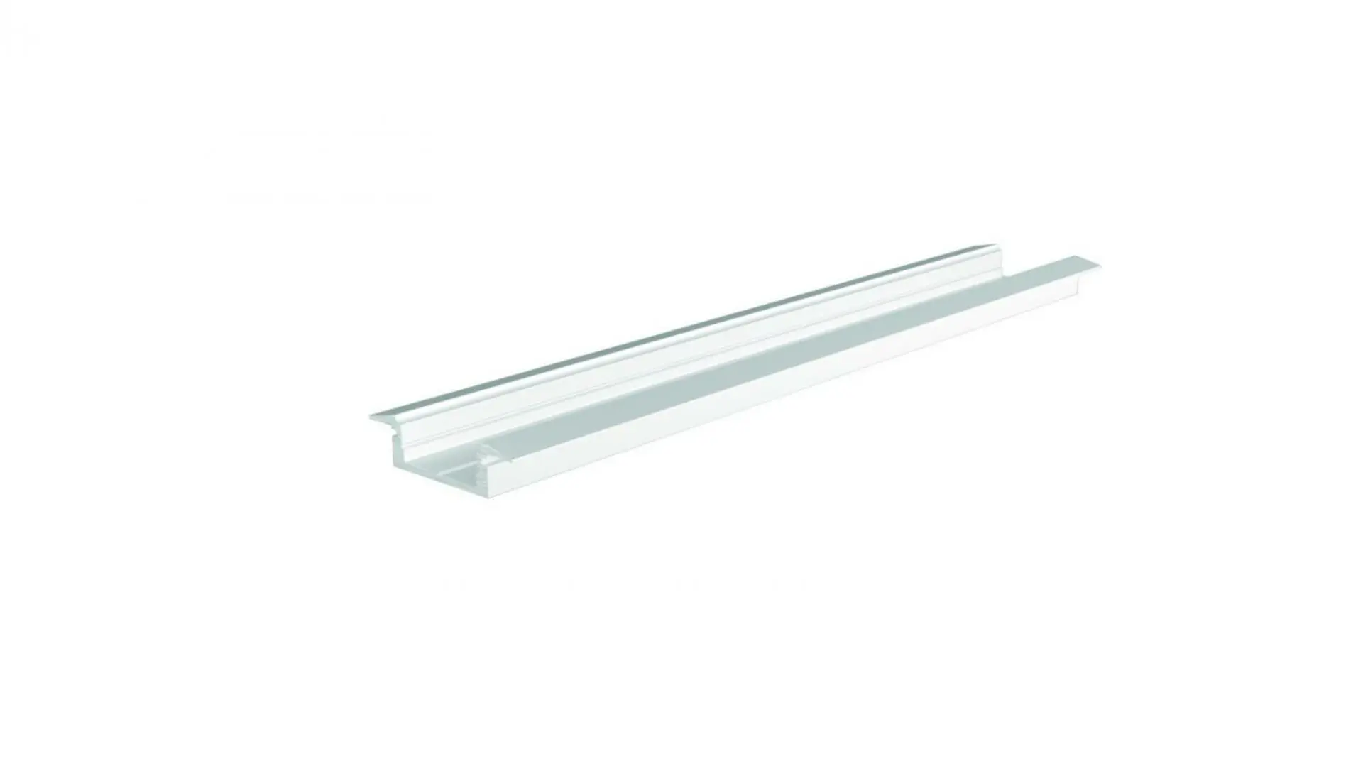 IMPR 975045 ET-01-12 plochý T-profil pro 12 - 13,3 mm LED pásek matná bílá - DEKOLIGHT