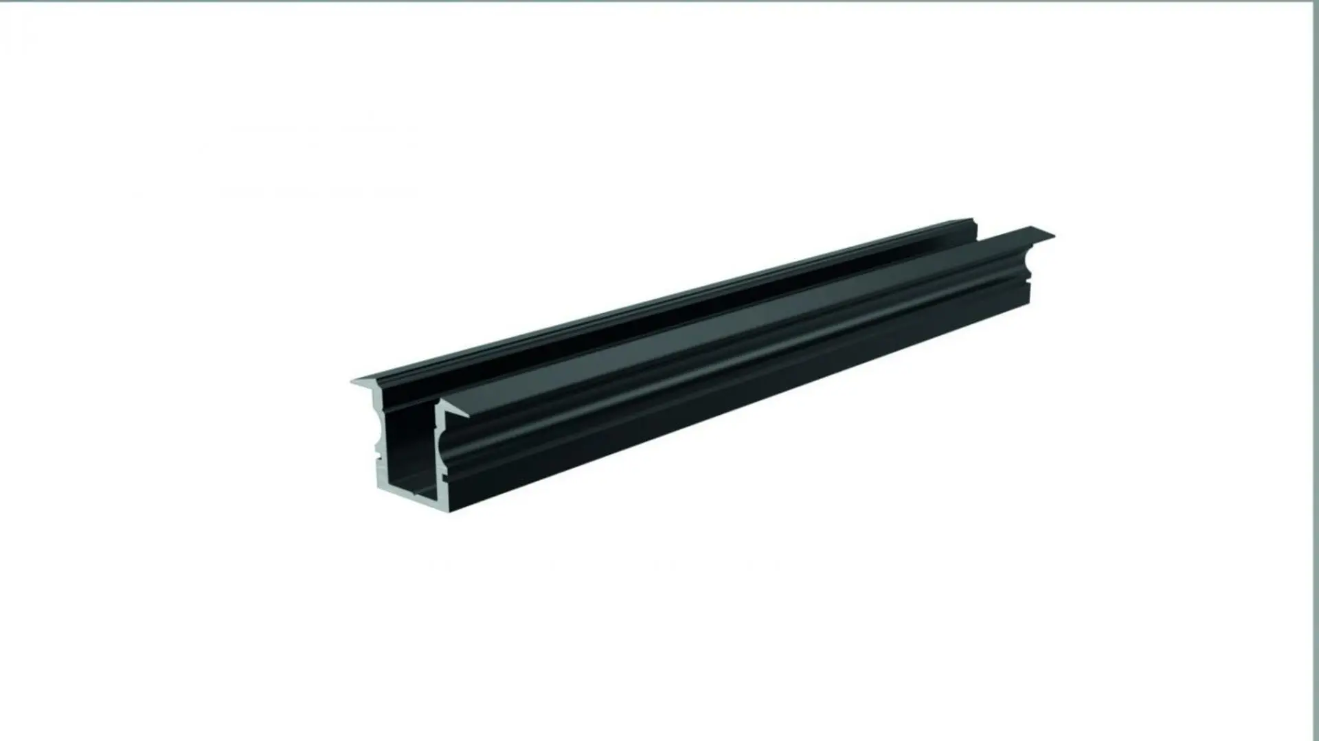 IMPR 975103 ET-02-08 vysoký T-profil pro 8 - 9,3 mm LED pásek matná černá - DEKOLIGHT