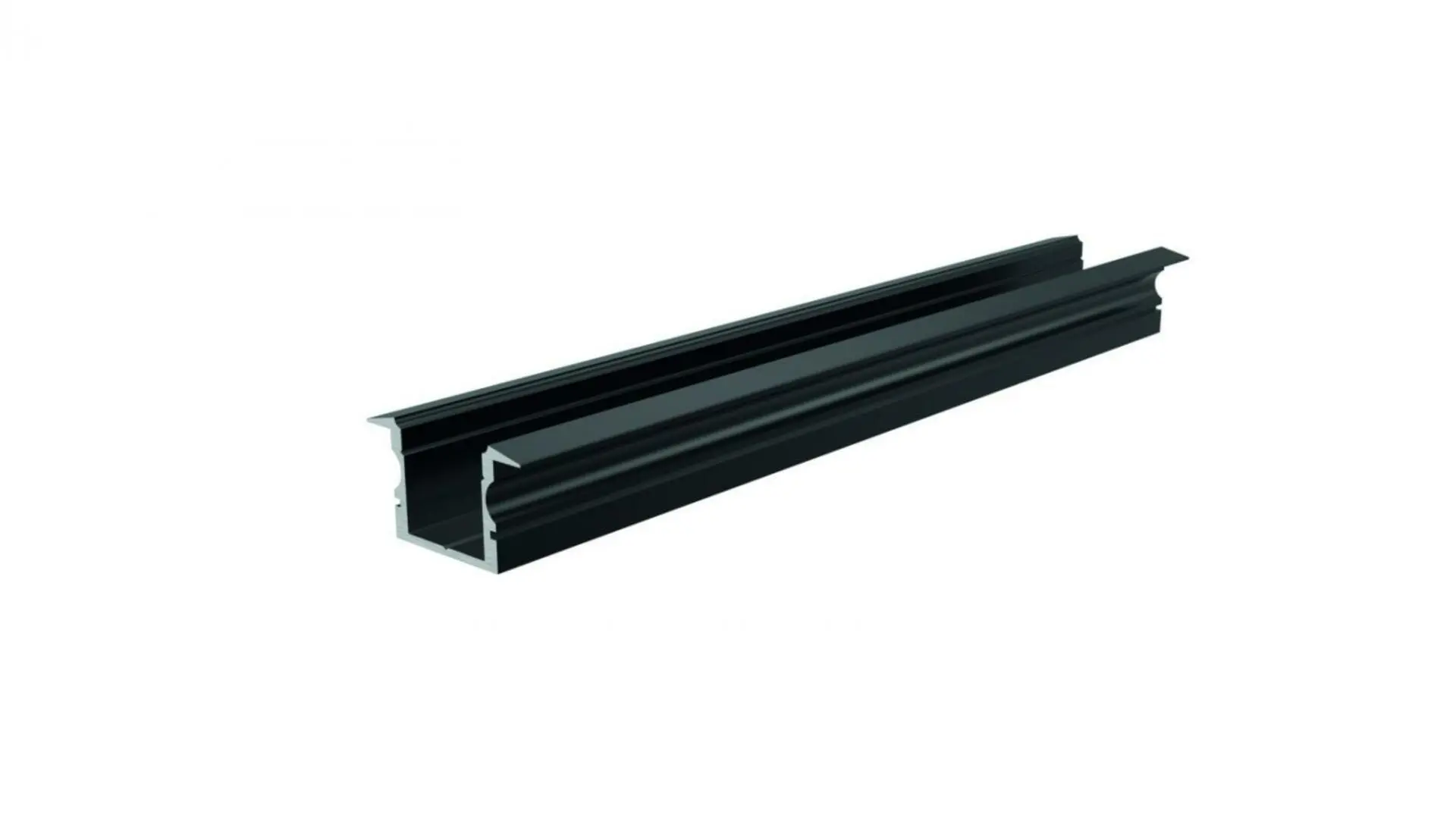 IMPR 975143 ET-02-12 vysoký T-profil pro 12 - 13,3 mm LED pásek matná černá - DEKOLIGHT