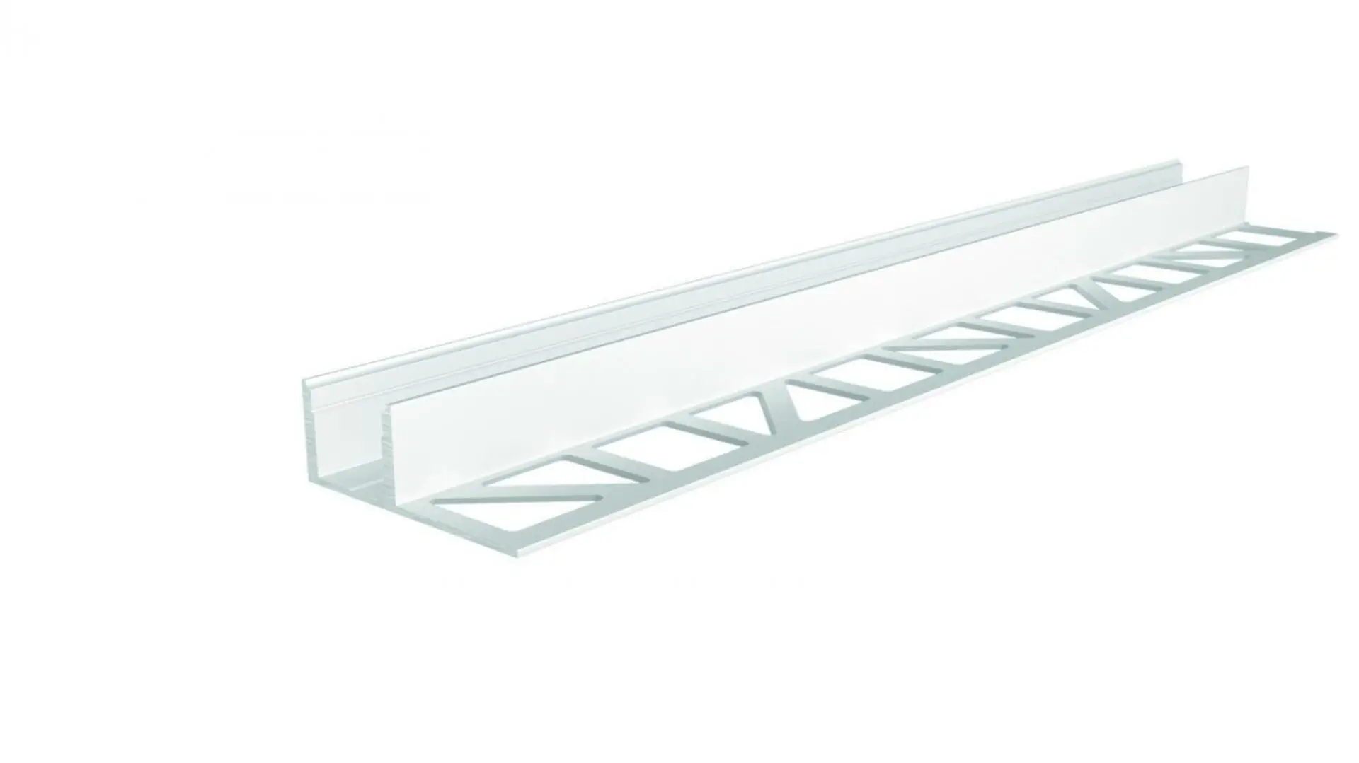 IMPR 975365 Reprofil dlaždicový profil EL-03-12 bílá lakované 2500 mm - DEKOLIGHT