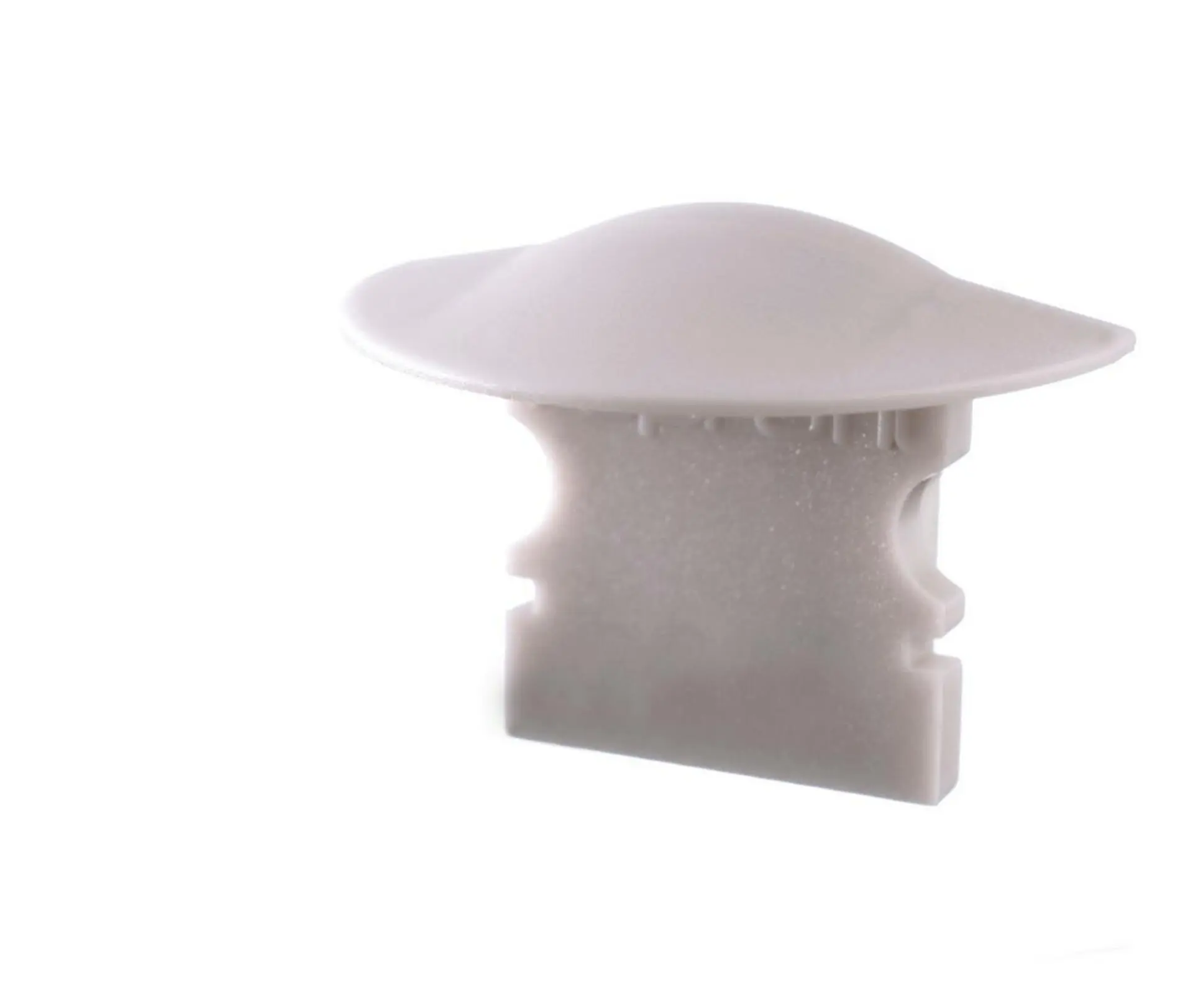 IMPR 978621 Koncovka F-ET-02-08 šedá 23 mm 2 ks - DEKOLIGHT