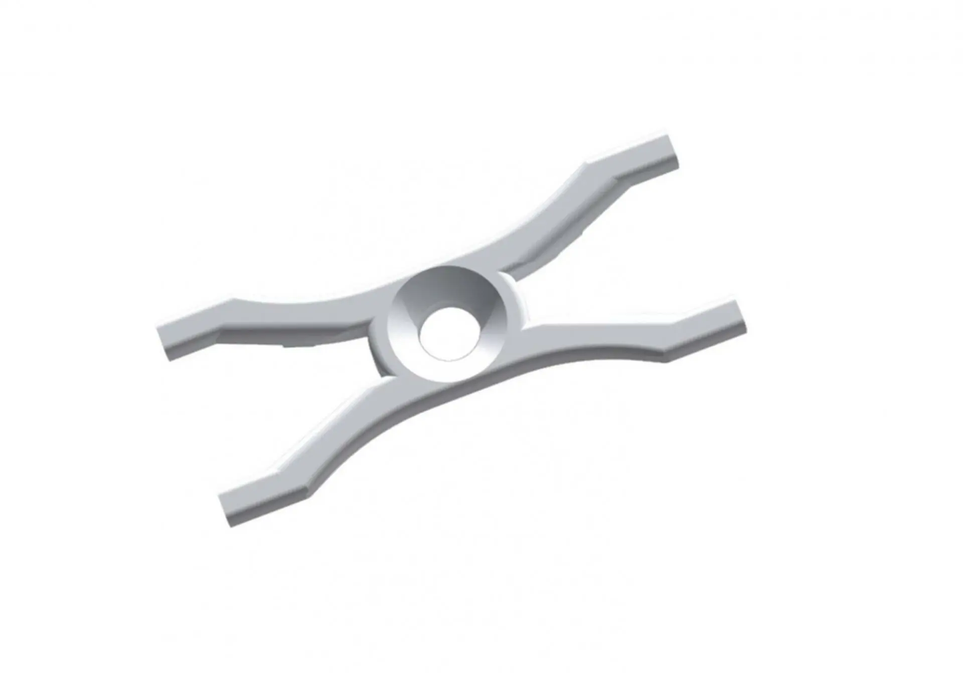 IMPR 980023 Reprofil montážní klip sada (2 ks) bílá 32 mm - DEKOLIGHT