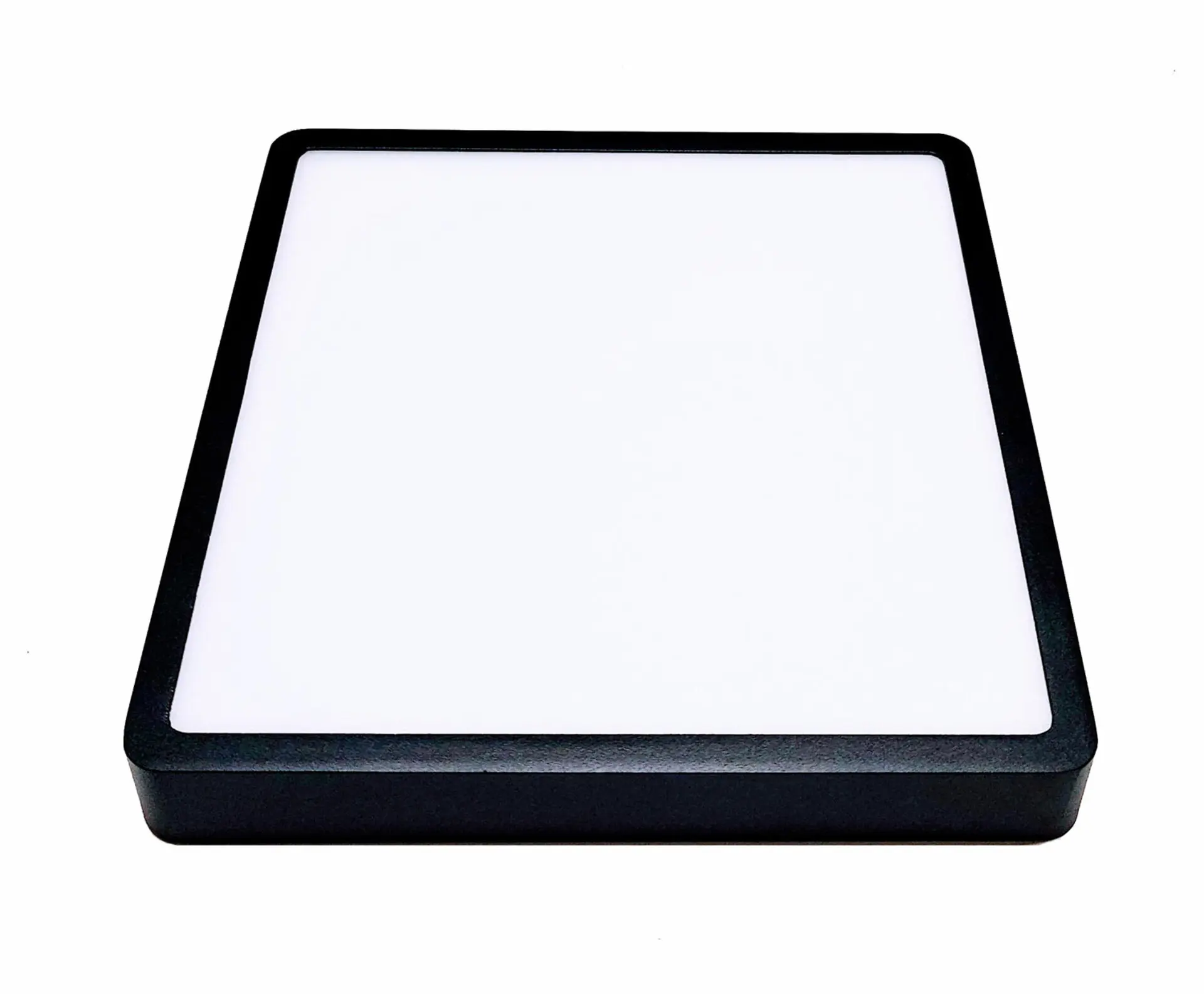 KHL K51701.03.SR.BK-BK.OP.ST.8.30 DISC SLIM SQ stropní svítidlo 225x225mm černé 24W 3000K - KOHL-Lighting