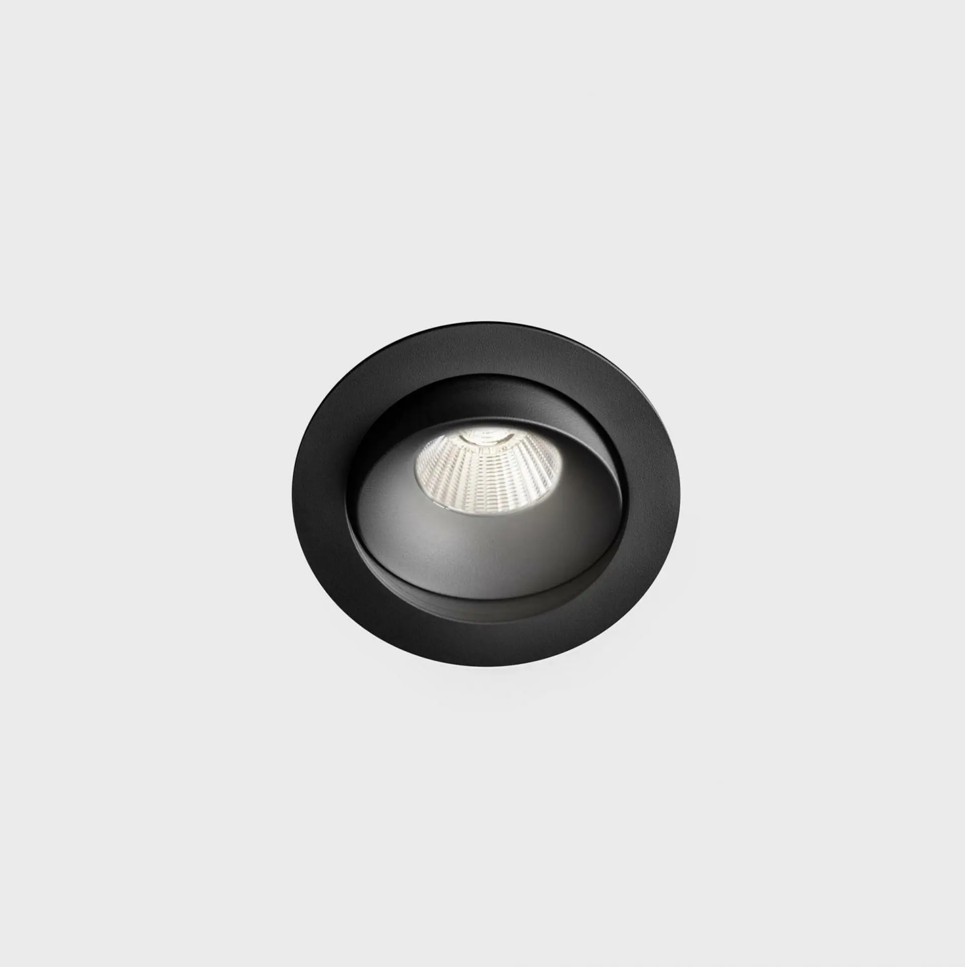 KHL K50151.01.RF.BK-BK.38.ST.9.40.DA LUXO TILT zapuštěné svítidlo s rámečkem černá 12W 4000K DALI - KOHL-Lighting