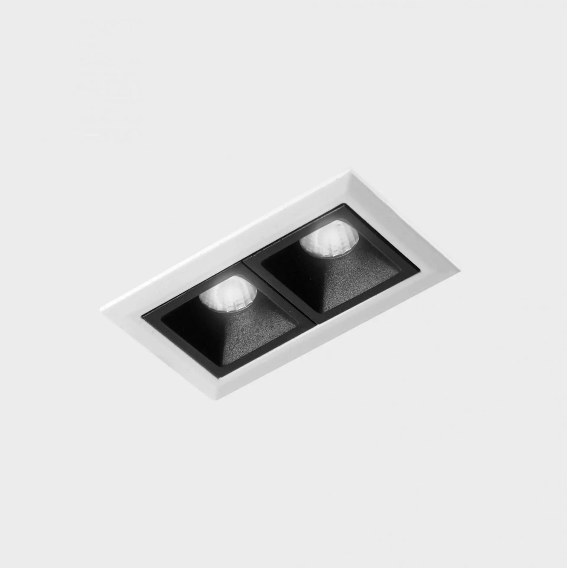 KHL K51300.02.RF.WH-BK.45.ST.9.30 NSES zapuštěné svítidlo s rámečkem bílá-černá 4 W 3000K nestmívatelné - KOHL-Lighting