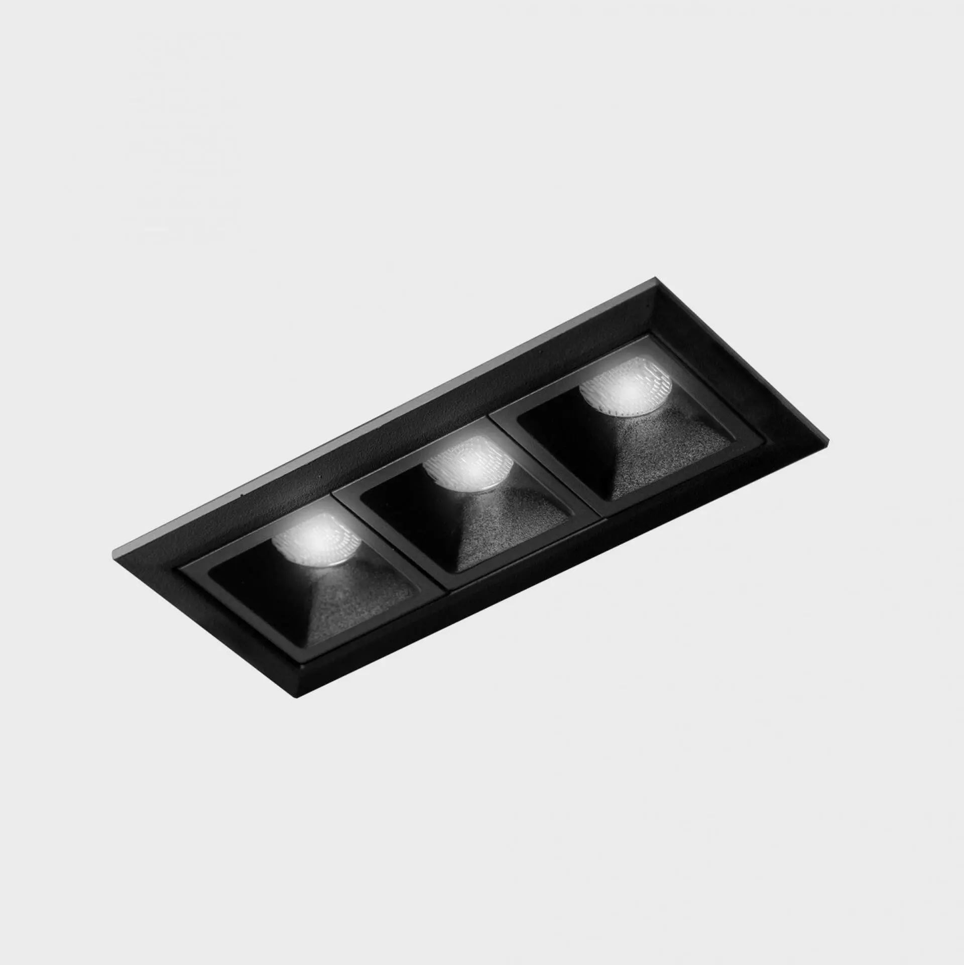 KOHL LIGHTING KOHL-Lighting NSES zapuštěné svítidlo s rámečkem 105x45 mm černá 6 W 15D CRI 90 2700K DALI