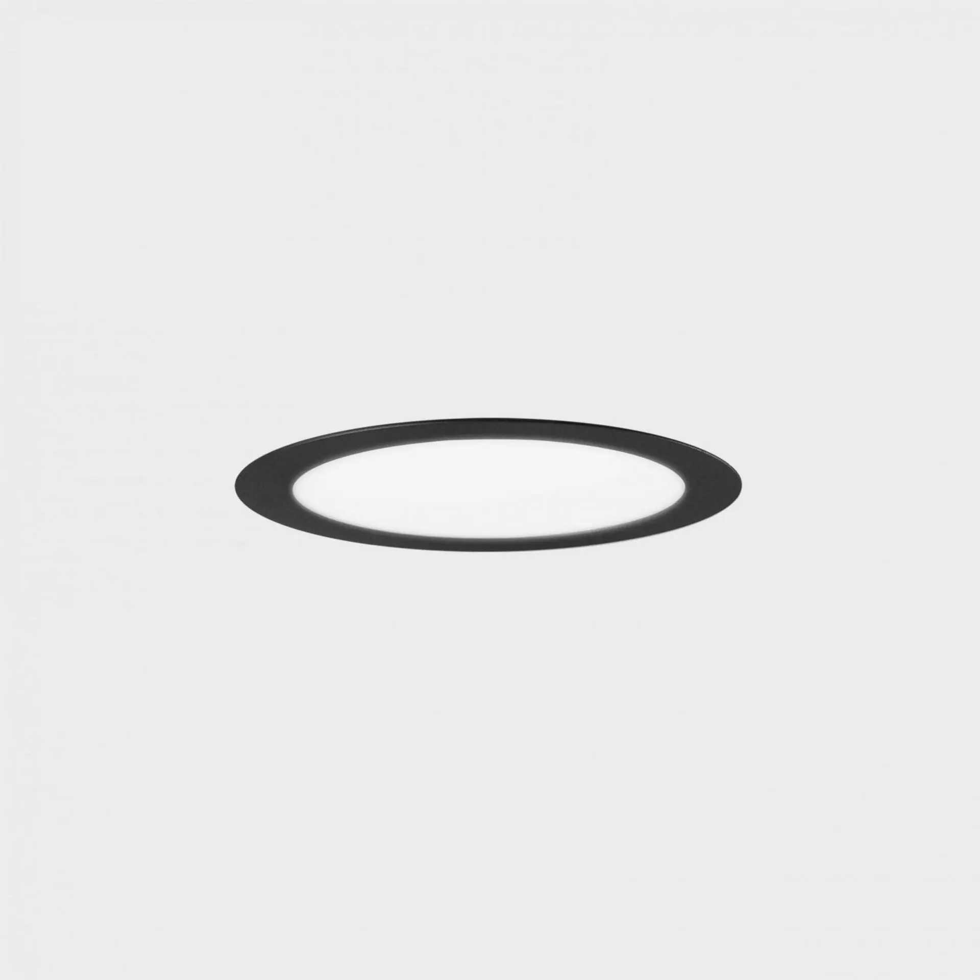 KOHL LIGHTING KOHL-Lighting DISC zapuštěné svítidlo s rámečkem pr. 120 mm černá 8 W CRI 80 3000K DALI