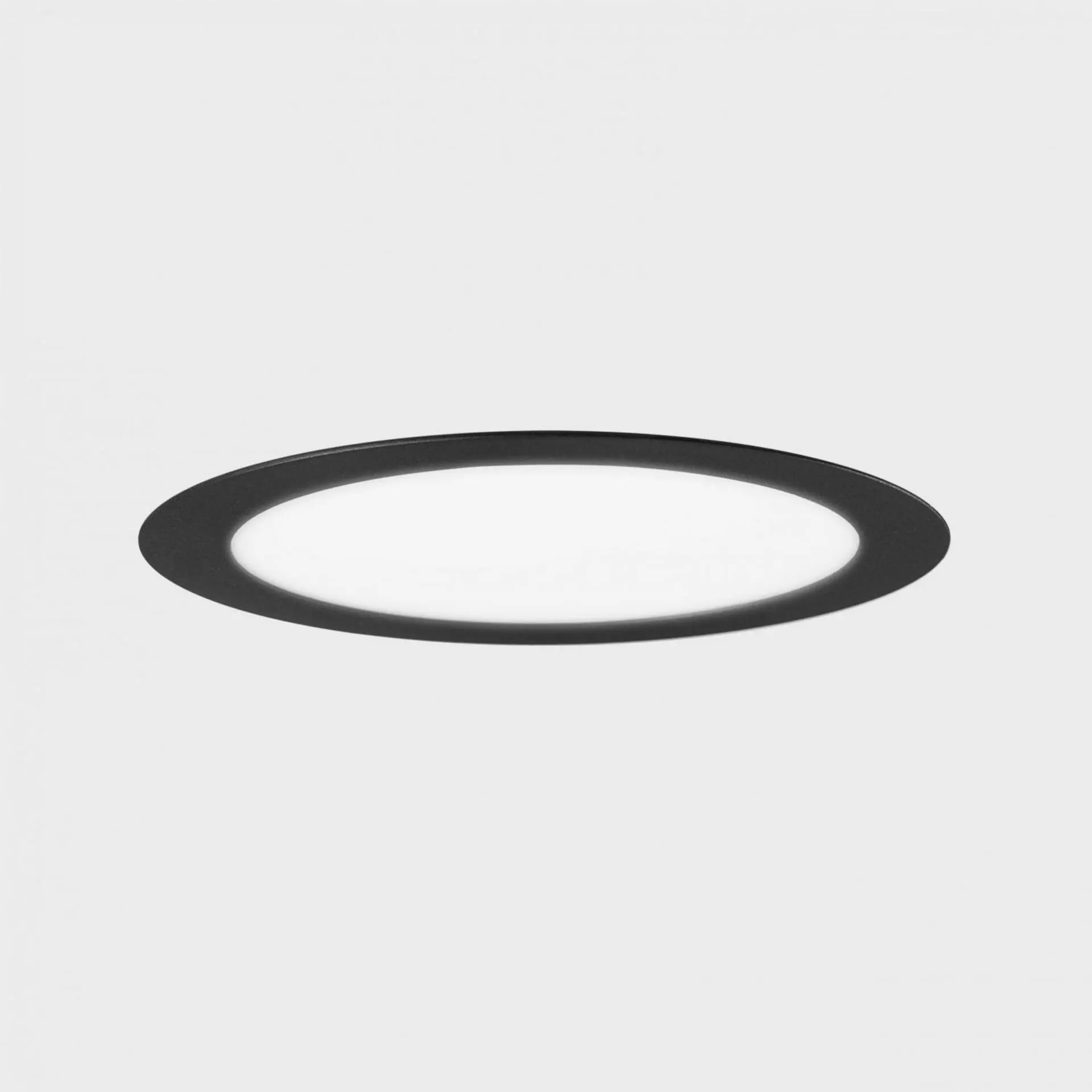 KOHL LIGHTING KOHL-Lighting DISC zapuštěné svítidlo s rámečkem pr. 500 mm černá 48 W CRI 80 4000K PUSH