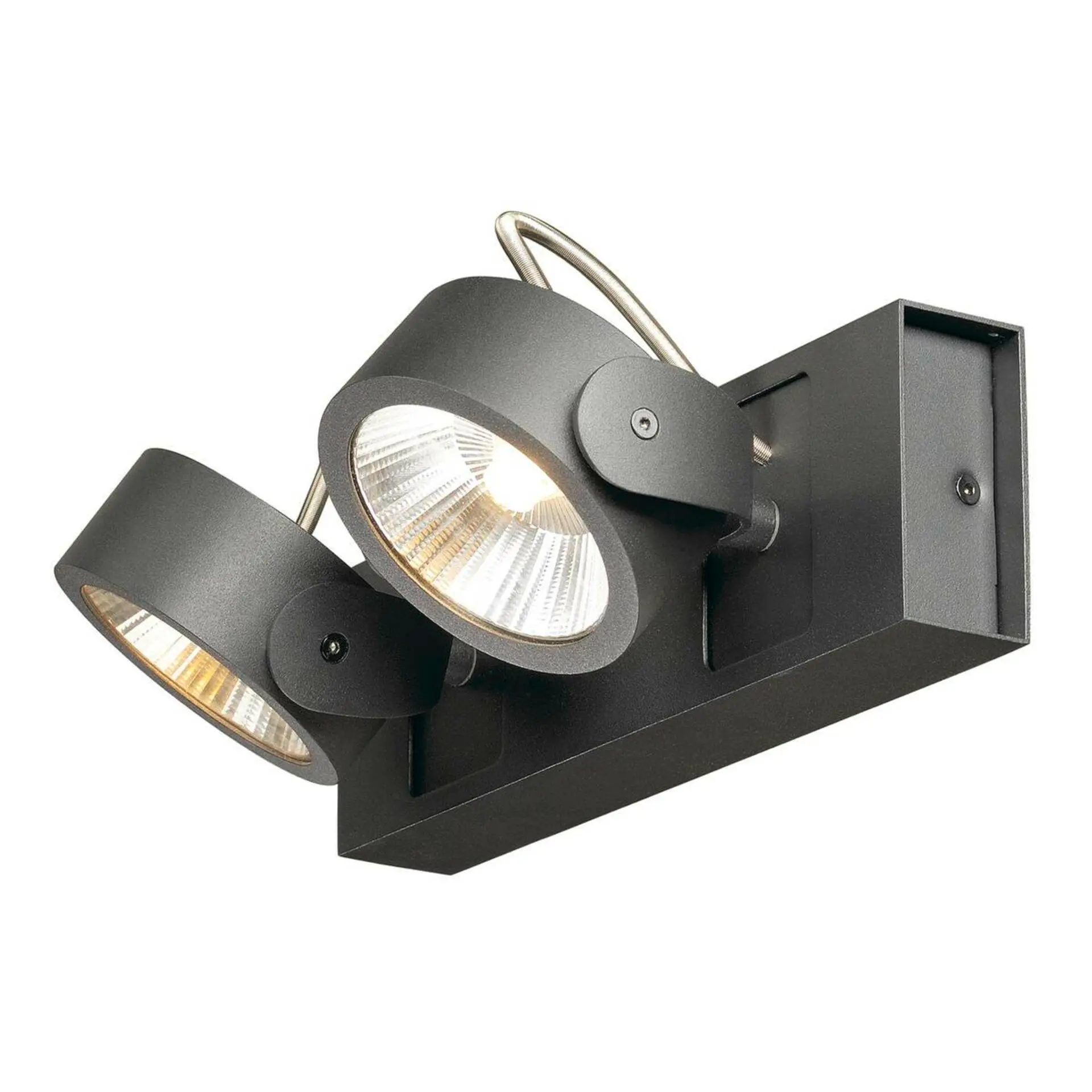 LA 1000129 KALU nástěnné a stropní svítidlo 2x LED 3000K černé 60° - BIG WHITE (SLV)