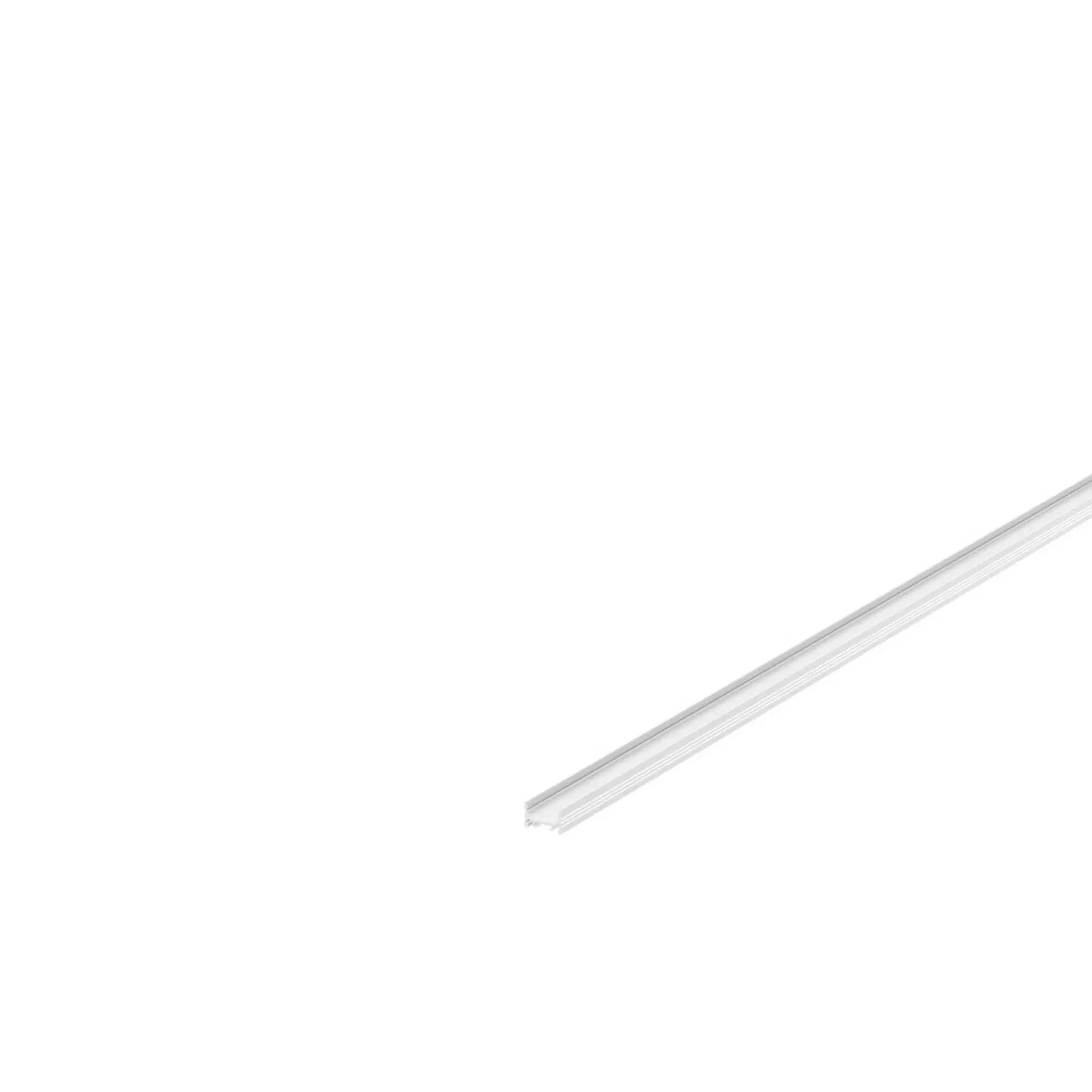 BIG WHITE SLV GRAZIA 10, profil na stěnu, LED, plochý, drážkovaný, 2m, bílý 1000461