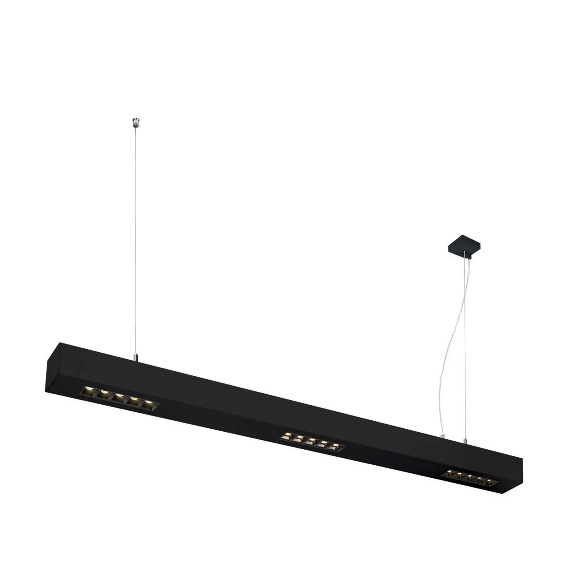 LA 1000933 Q-LINE PD, LED závěsné svítidlo, 1m, BAP, černá, 3000K - BIG WHITE (SLV)