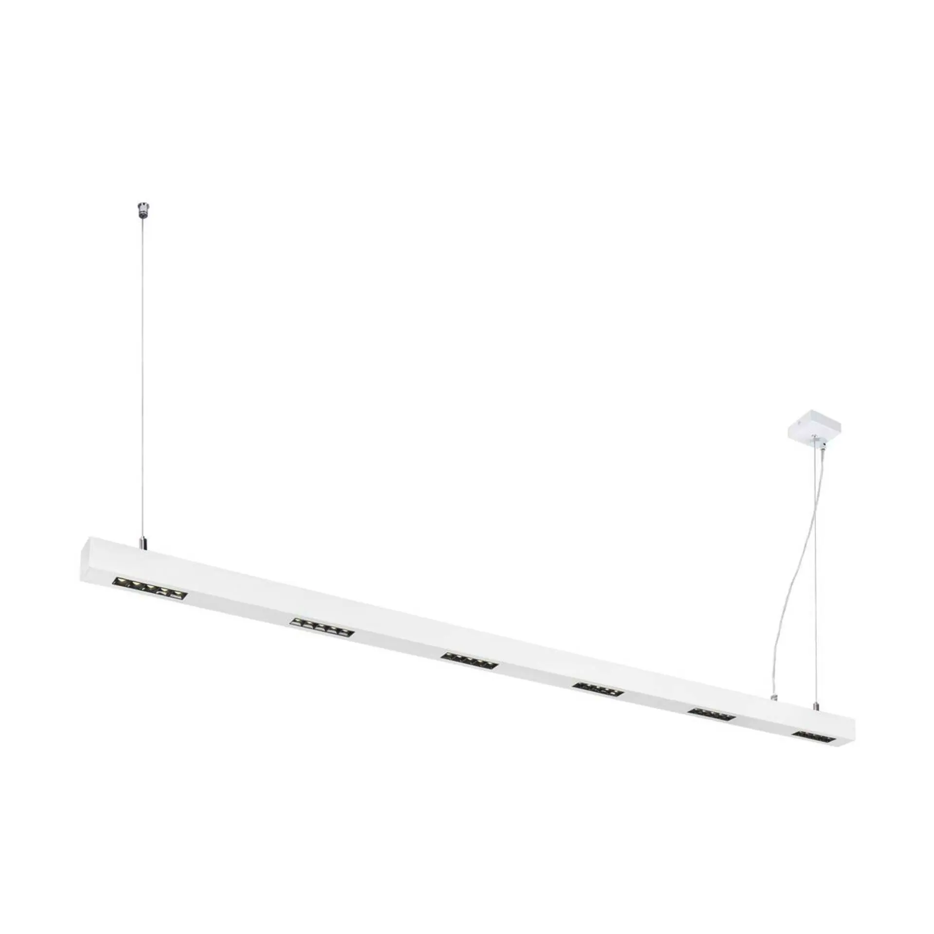 BIG WHITE SLV Q-LINE PD LED vnitřní závěsné svítidlo, 2m, BAP, bílá, 4000K 1000935