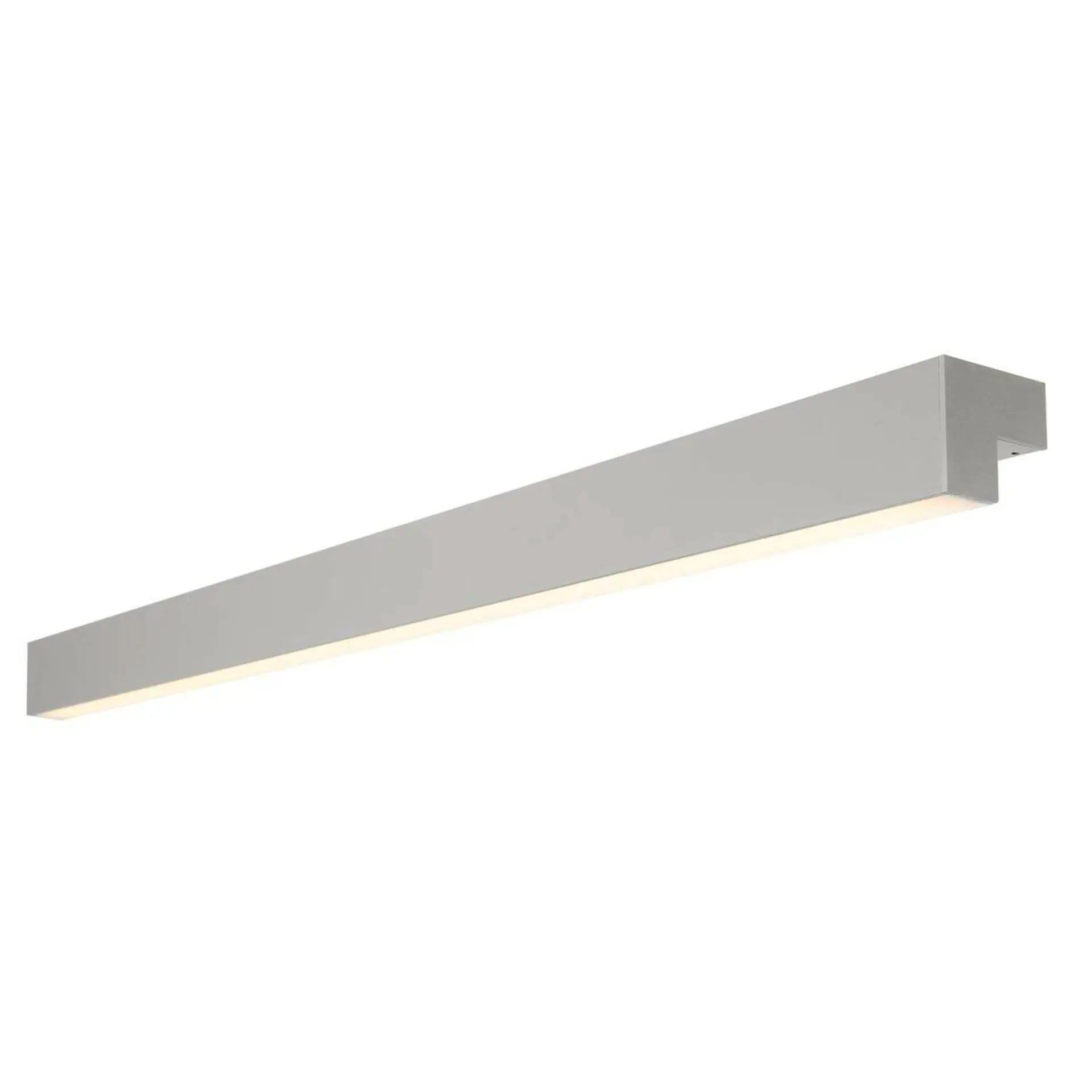 LA 1001304 L-LINE 120, nástěnné a stropní svítidlo, LED, 3000K, IP44, stříbrné, D/Š/V 118/7/7 cm, 3 000 lm, 2x12,9 W - BIG WHITE (SLV)