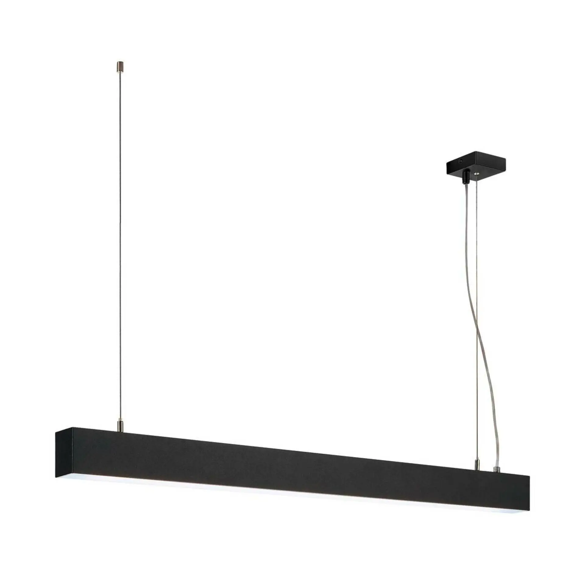 BIG WHITE SLV GLENOS profilové závěsné svítidlo, LED, 4000K, černá, 1 m, 43W 1001403
