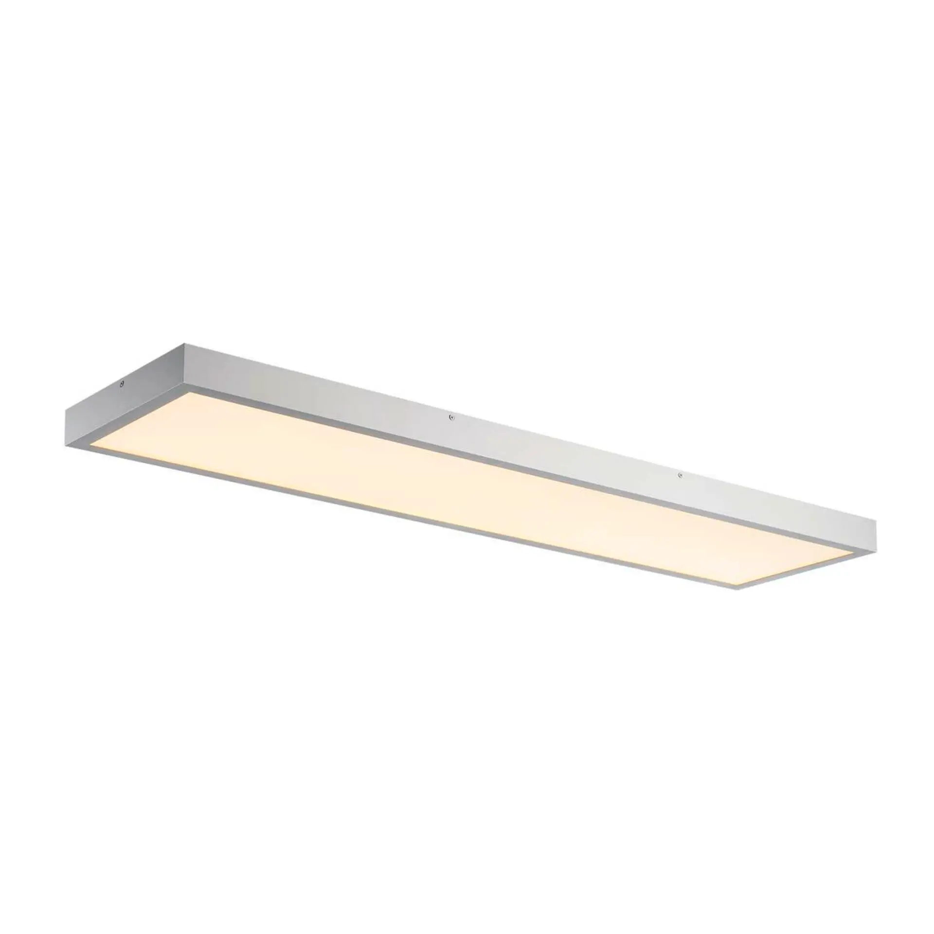 BIG WHITE SLV PANEL 1200x300mm LED vnitřní stropní nástavbové svítidlo 3000K, stříbrošedá 1001508