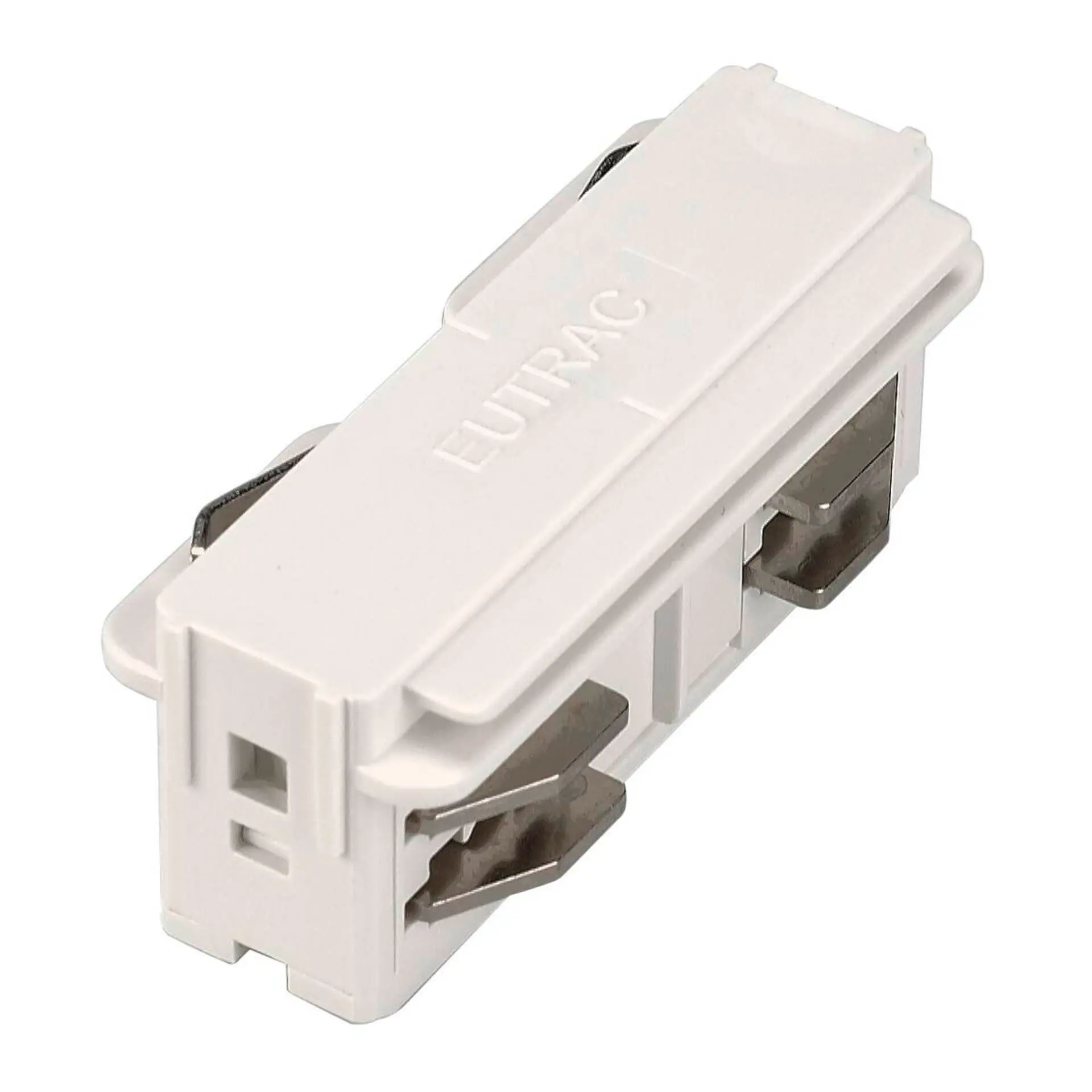 LA 1001516 Podélná spojka pro vysokonapěťovou 3fázovou nástavnou PŘÍPOJNICI EUTRAC elektrická bílá - BIG WHITE (SLV)