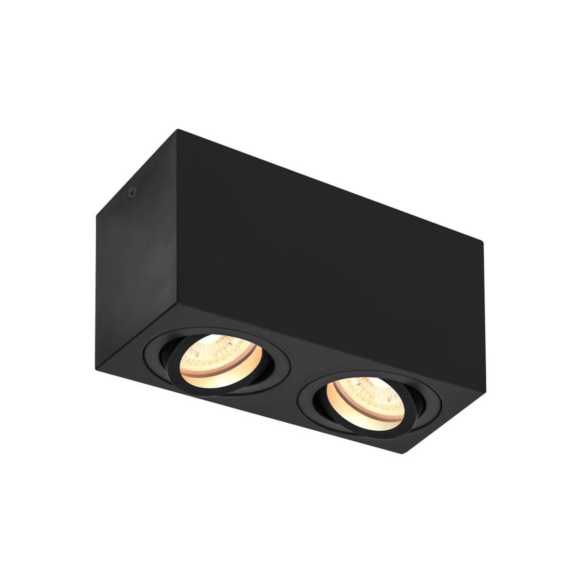 BIG WHITE SLV TRILEDO Double vnitřní stropní nástavbové svítidlo, QPAR51, černá, max. 10W 1002005