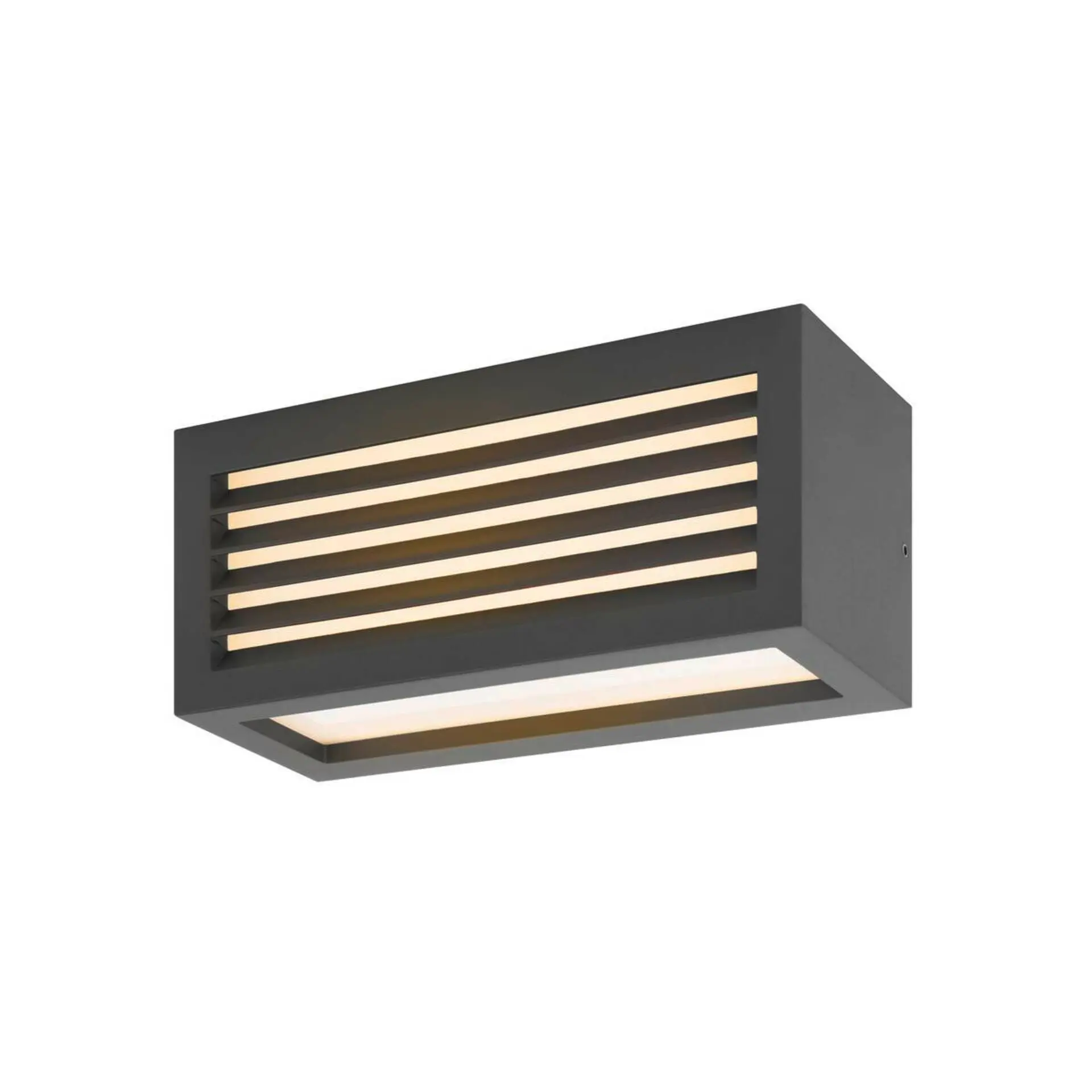 BIG WHITE SLV BOX_L LED venkovní nástěnné a stropní nástavbové svítidlo, antracit, IP44, 3000K, 19W 1002035