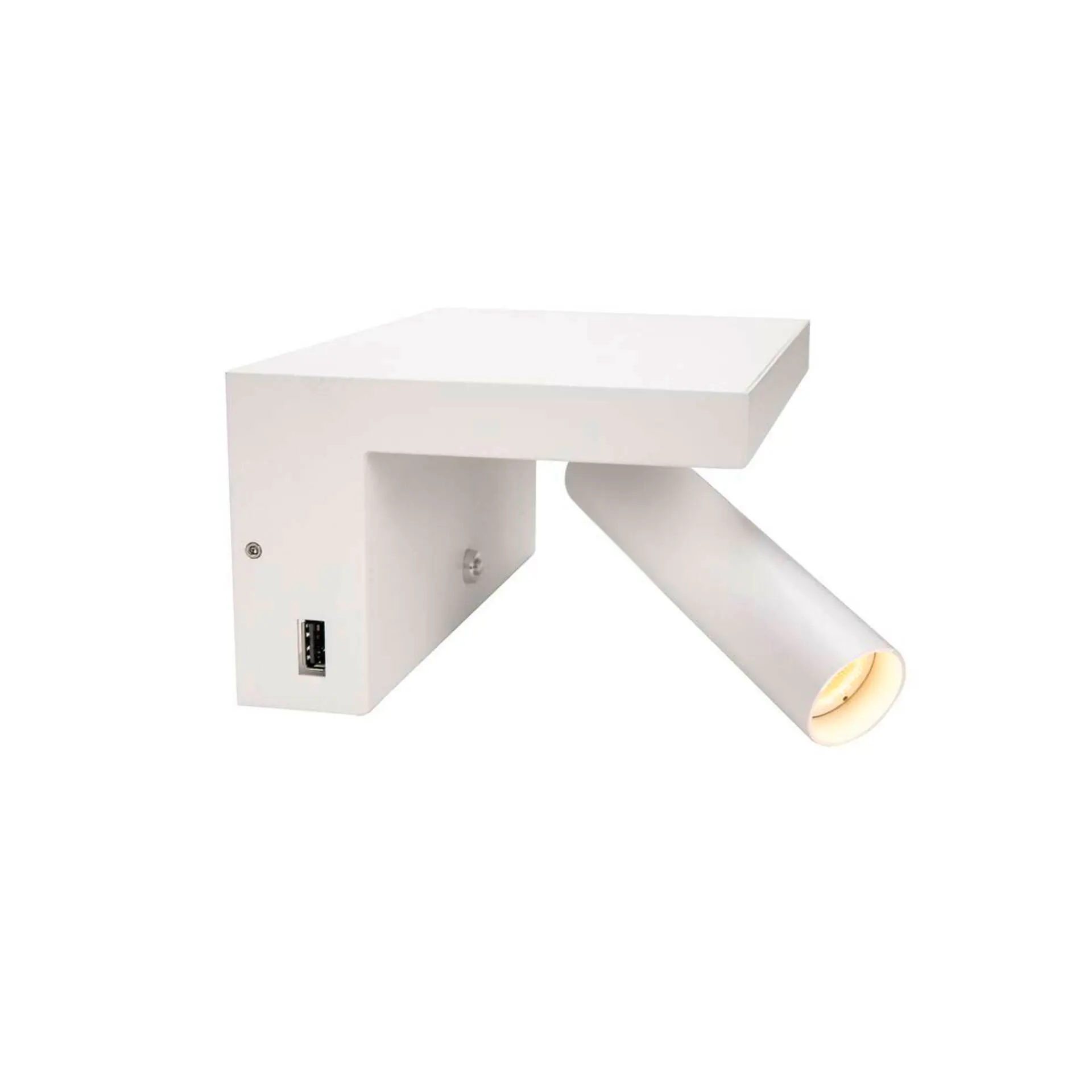 BIG WHITE SLV KARPO Bedside LED vnitřní nástěnné nástavbové svítidlo, bílá, 3000K 1002140