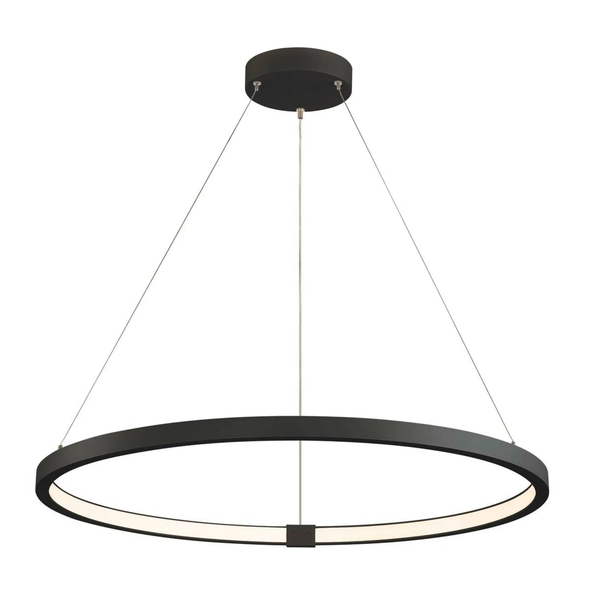 BIG WHITE SLV ONE 80 DALI Indoor, závěsné LED svítidlo, černé, 3000/4000K 1002911