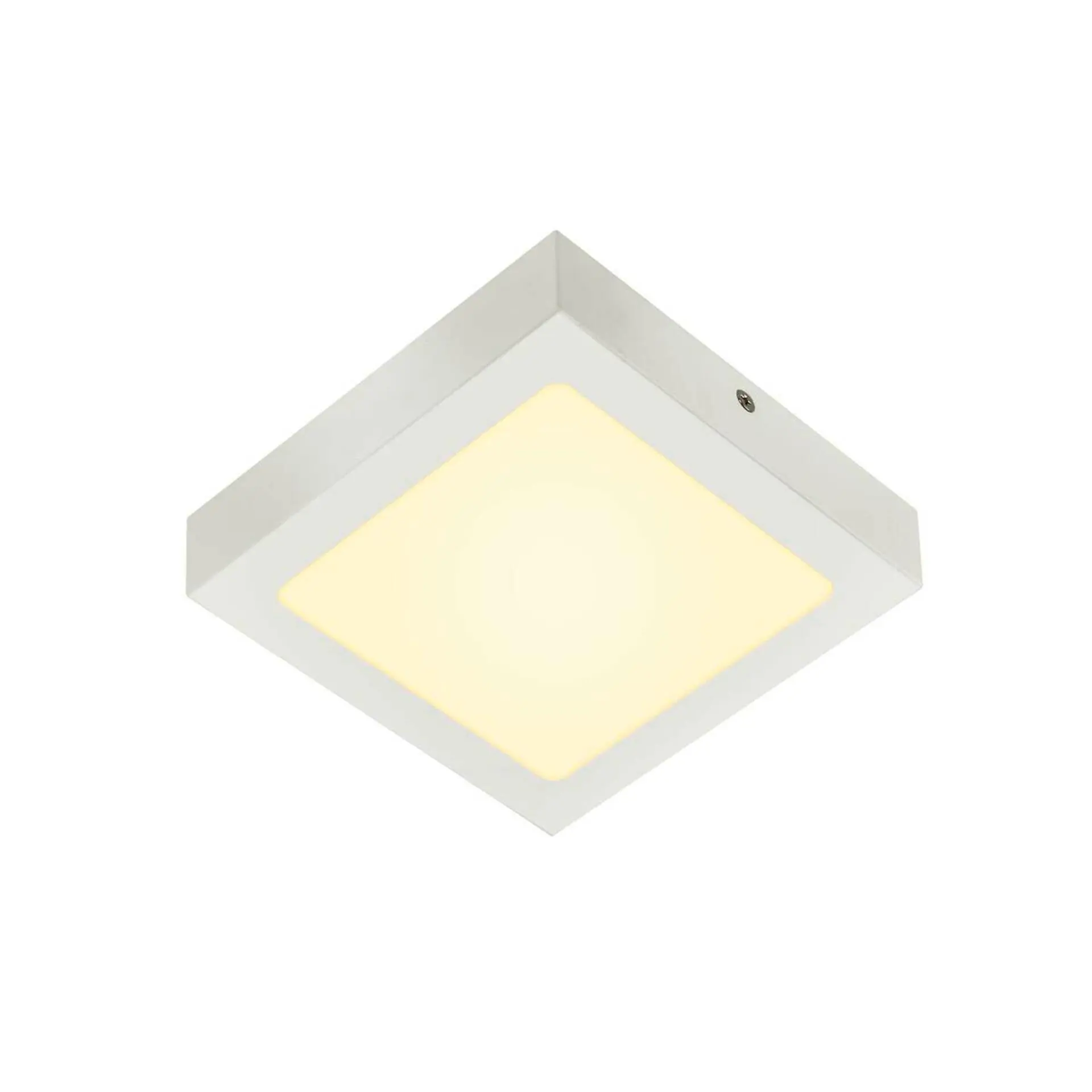 BIG WHITE SLV SENSER 18 Indoor, stropní LED svítidlo hranaté, bílé, 3000K 1003018