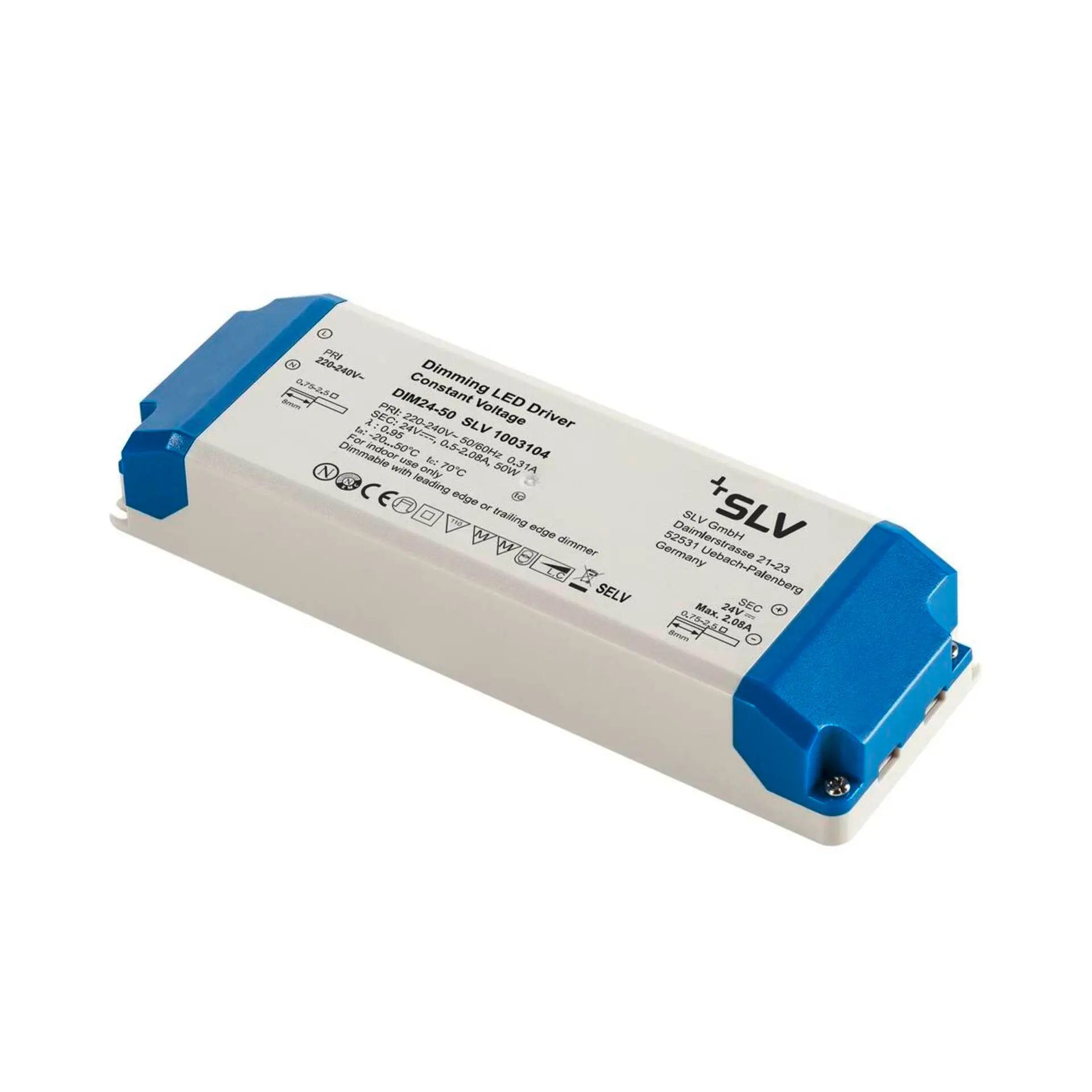 BIG WHITE SLV LED NETZTEIL 50W 24V TRIAC DIMMBAR 1003104