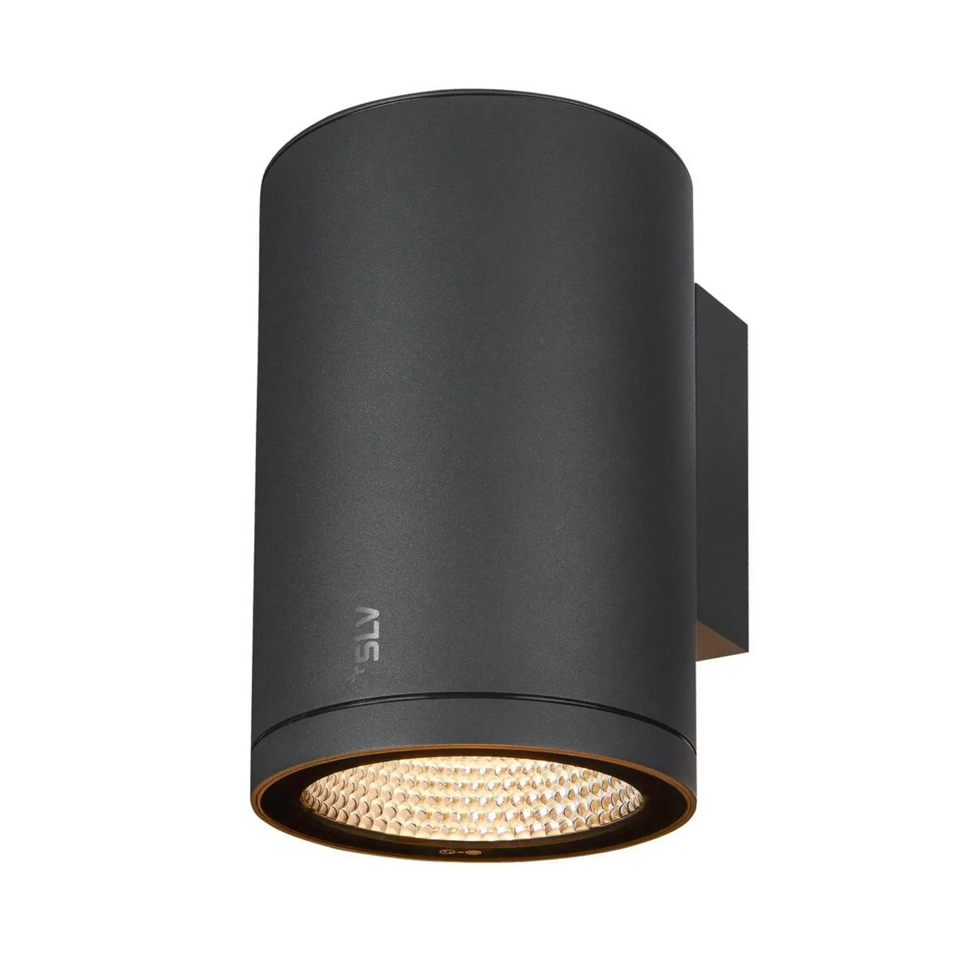 BIG WHITE SLV ENOLA ROUND L single Outdoor, nástěnné LED svítidlo, antracitové, CCT 3000/4000K 1003440