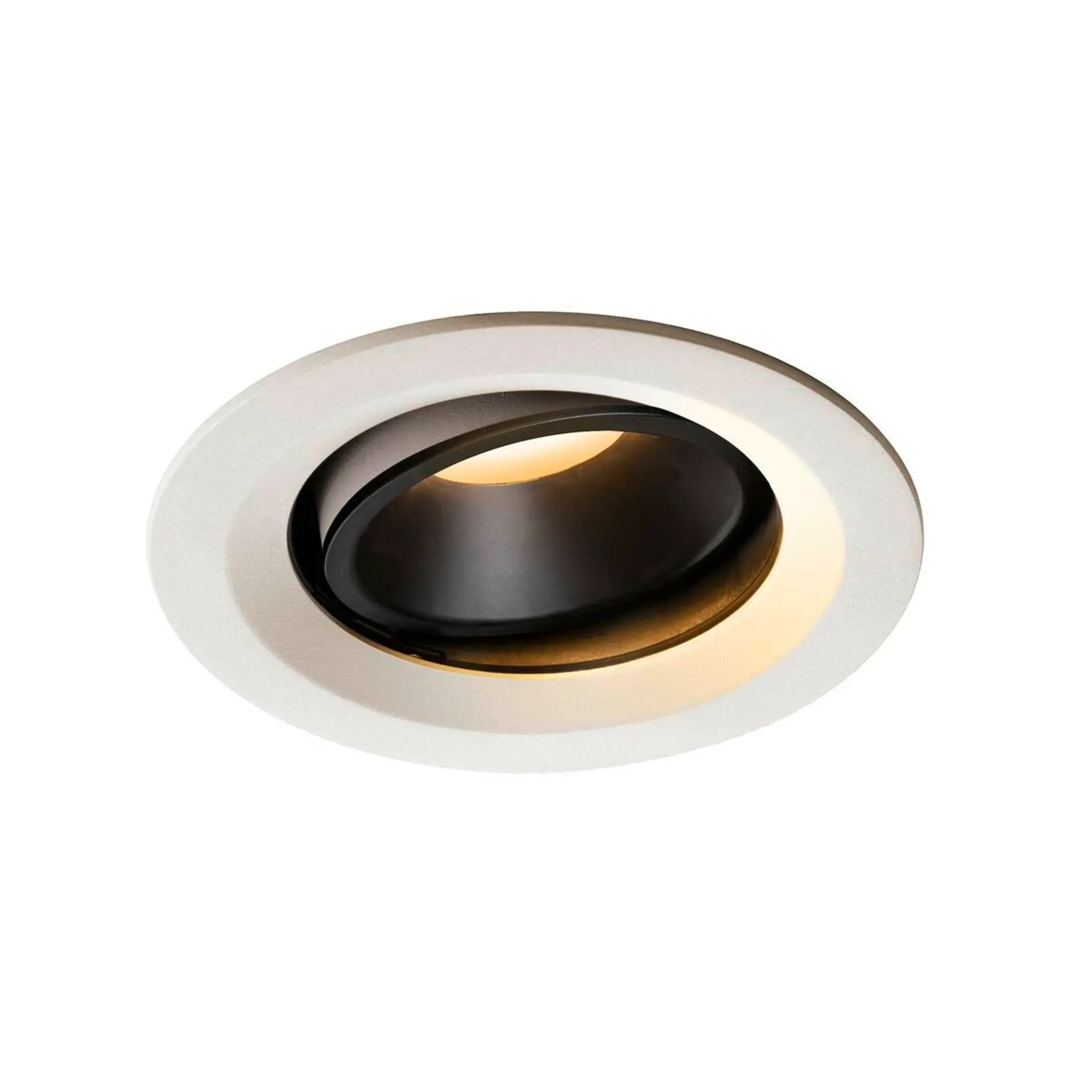BIG WHITE SLV NUMINOS MOVE DL M vnitřní LED zápustné stropní svítidlo bílá/černá 2700 K 20° otočné a výkyvné 1003565