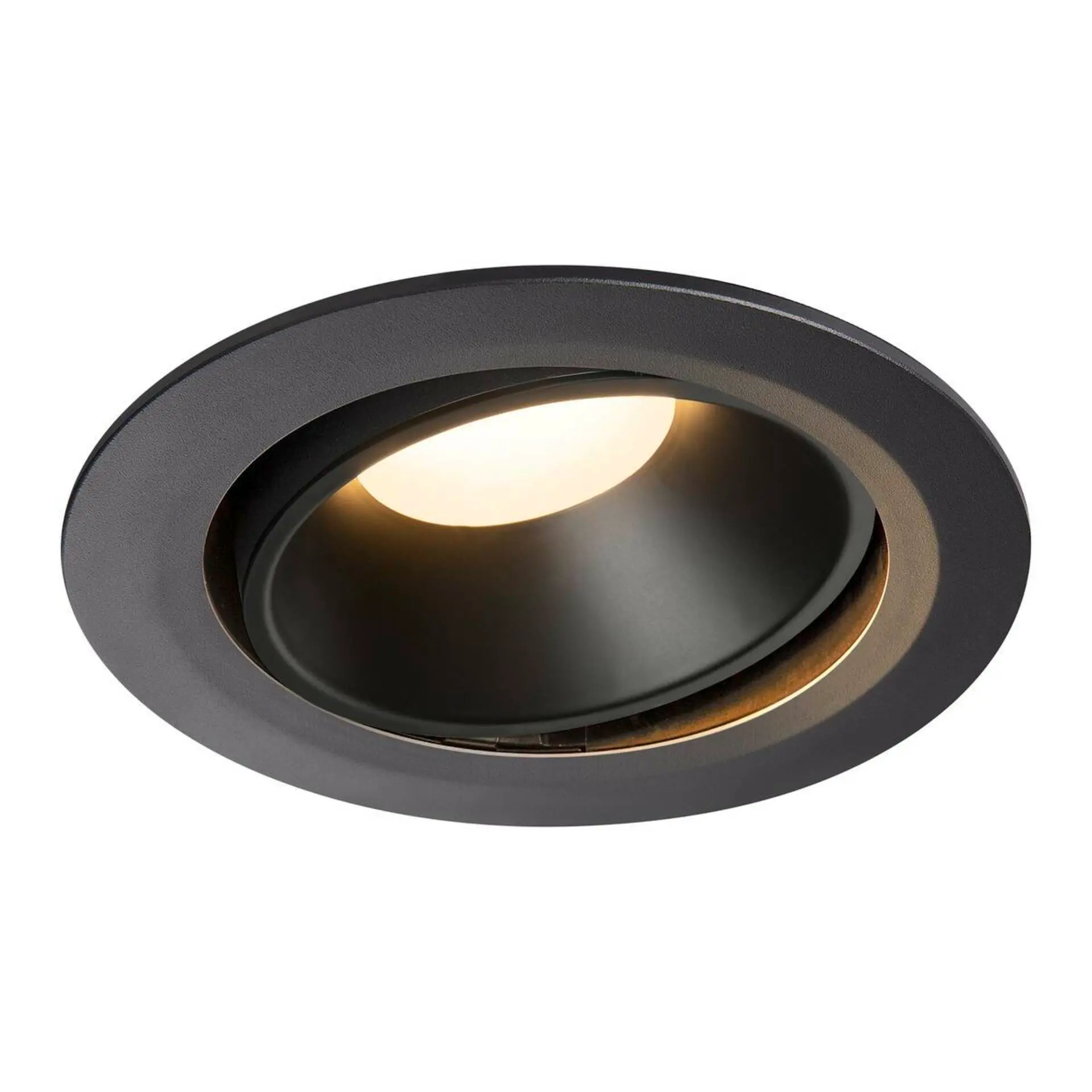 BIG WHITE SLV NUMINOS MOVE DL XL vnitřní LED zápustné stropní svítidlo černá/černá 3000 K 55° otočné a výkyvné 1003727