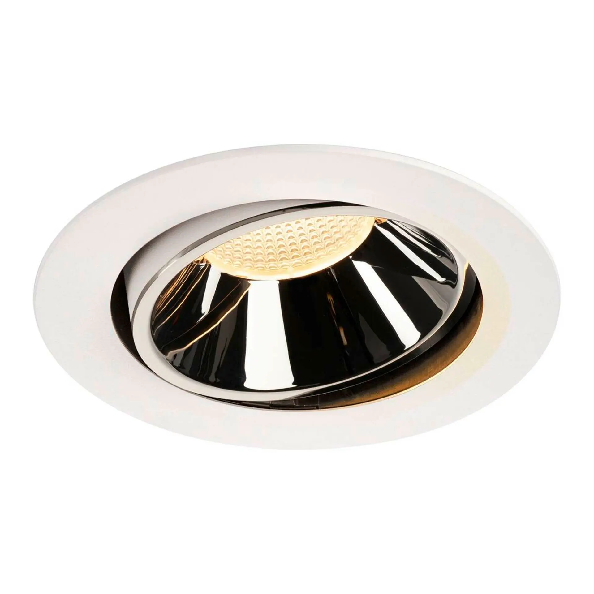 BIG WHITE SLV NUMINOS MOVE DL XL vnitřní LED zápustné stropní svítidlo bílá/chrom 3000 K 20° otočné a výkyvné 1003735