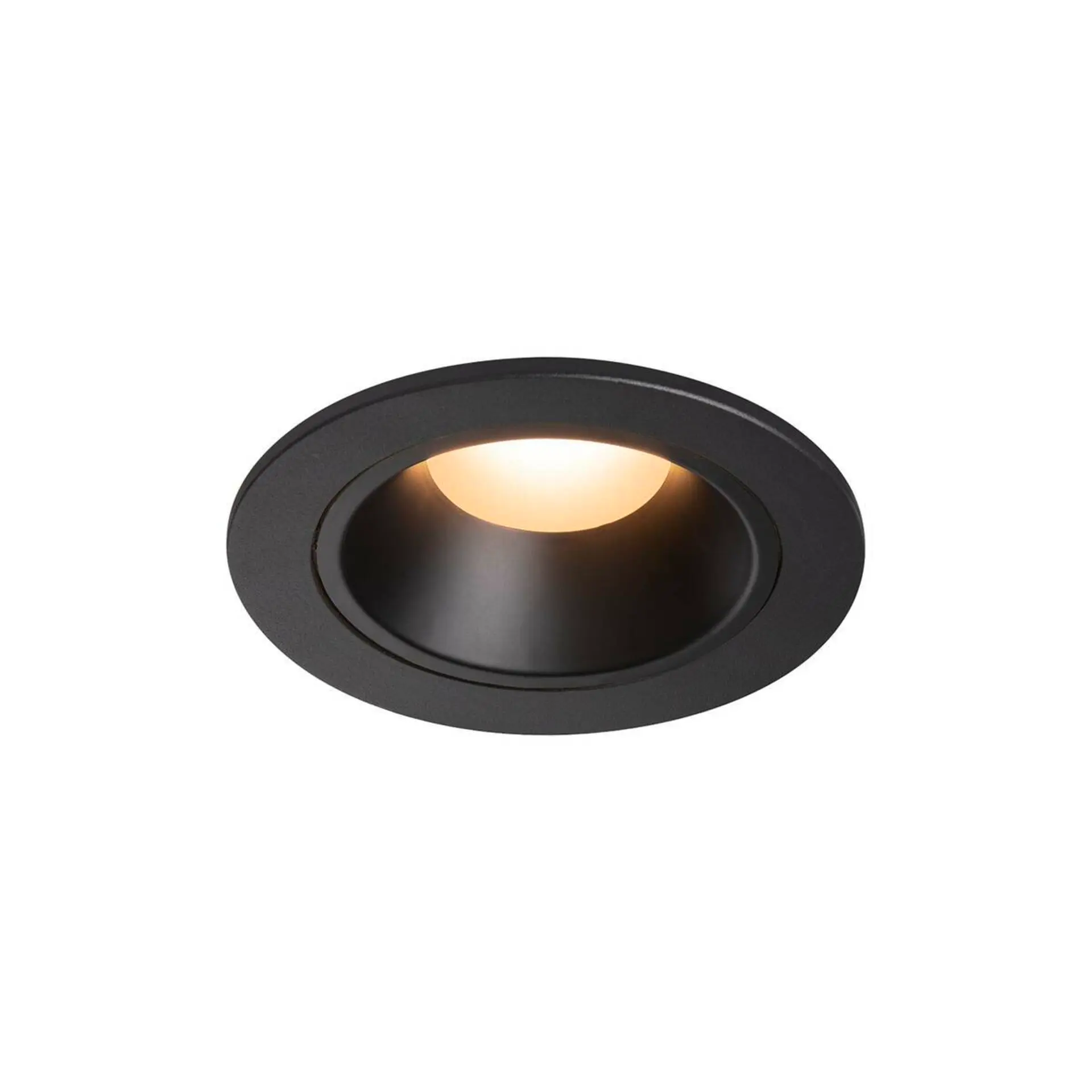 BIG WHITE SLV NUMINOS DL S vnitřní LED zápustné stropní svítidlo černá/černá 2700 K 40° včetně listových pružin 1003772