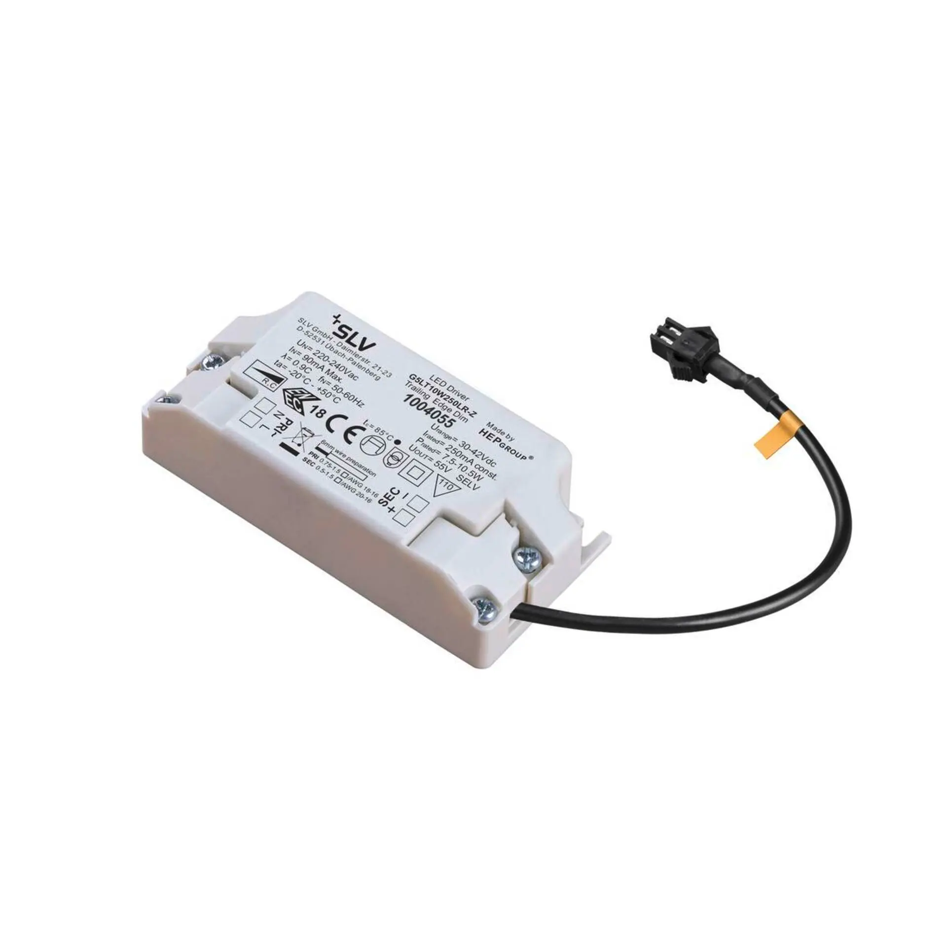 LA 1004055 LED driver 6,5–10 W 250 mA PHASE - BIG WHITE (SLV)