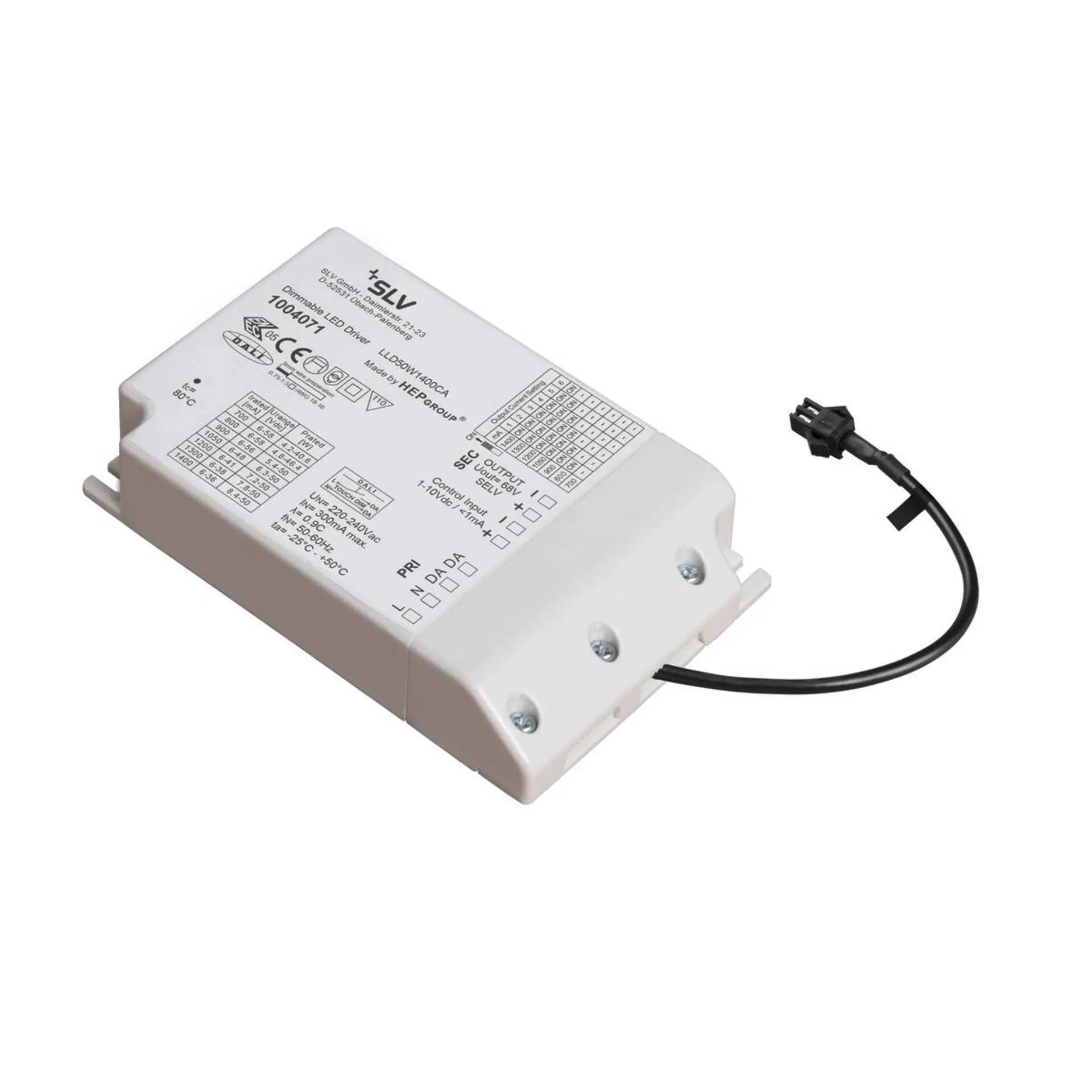 BIG WHITE SLV LED driver 4,2–50 W 1050 mA DALI 1004071
