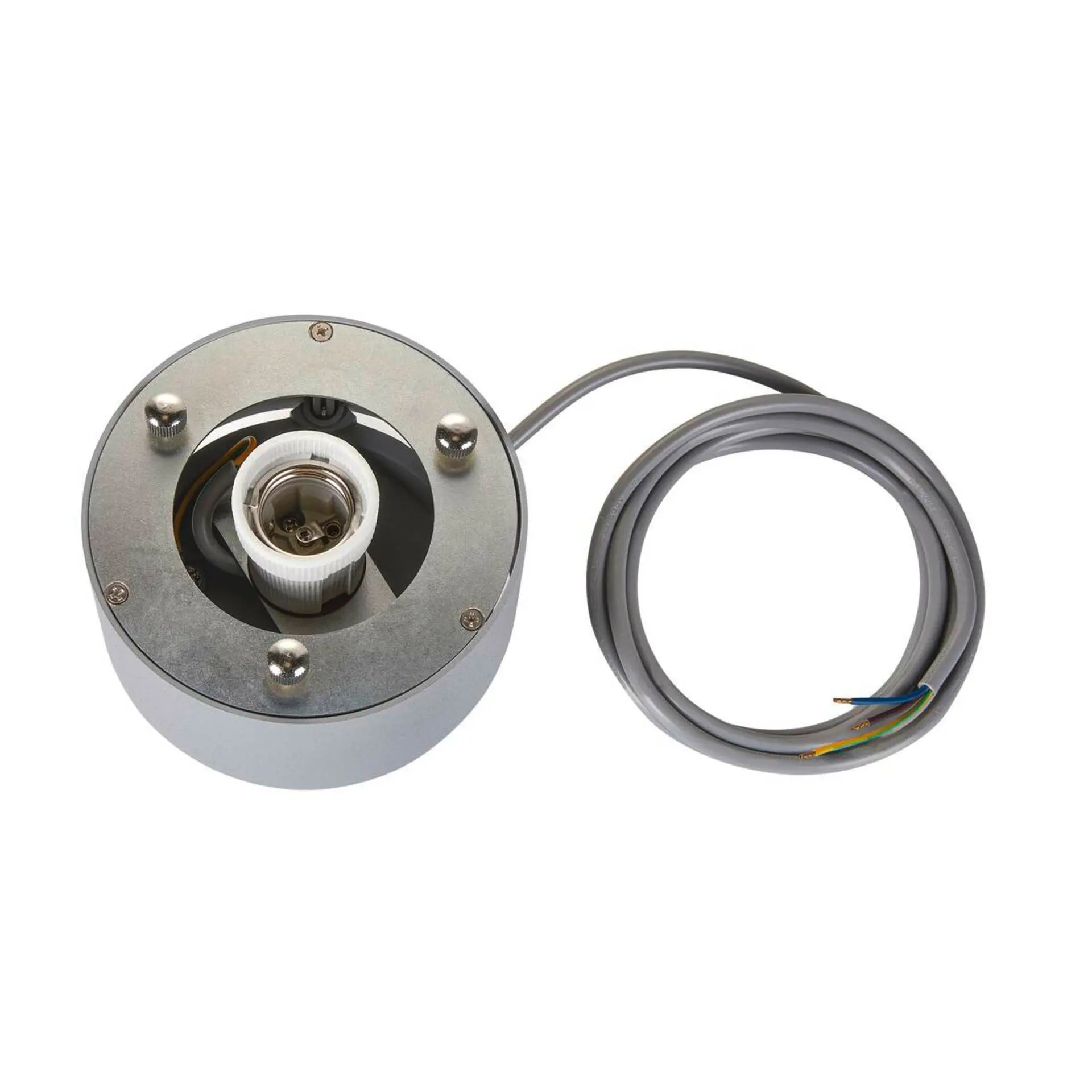 BIG WHITE SLV PARA DOME E27 závěsné svítidlo šedé 1005215