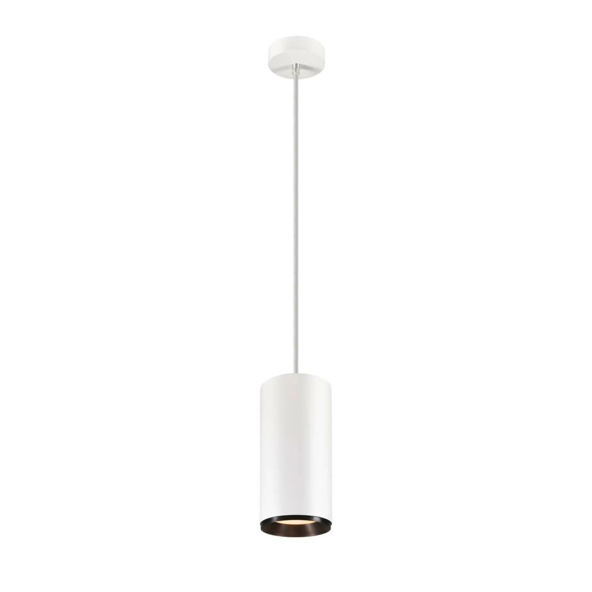 LA 1005714 NUMINOS® XL PHASE závěsné svítidlo bílé/černé 36 W 3000 K 24° - BIG WHITE (SLV)