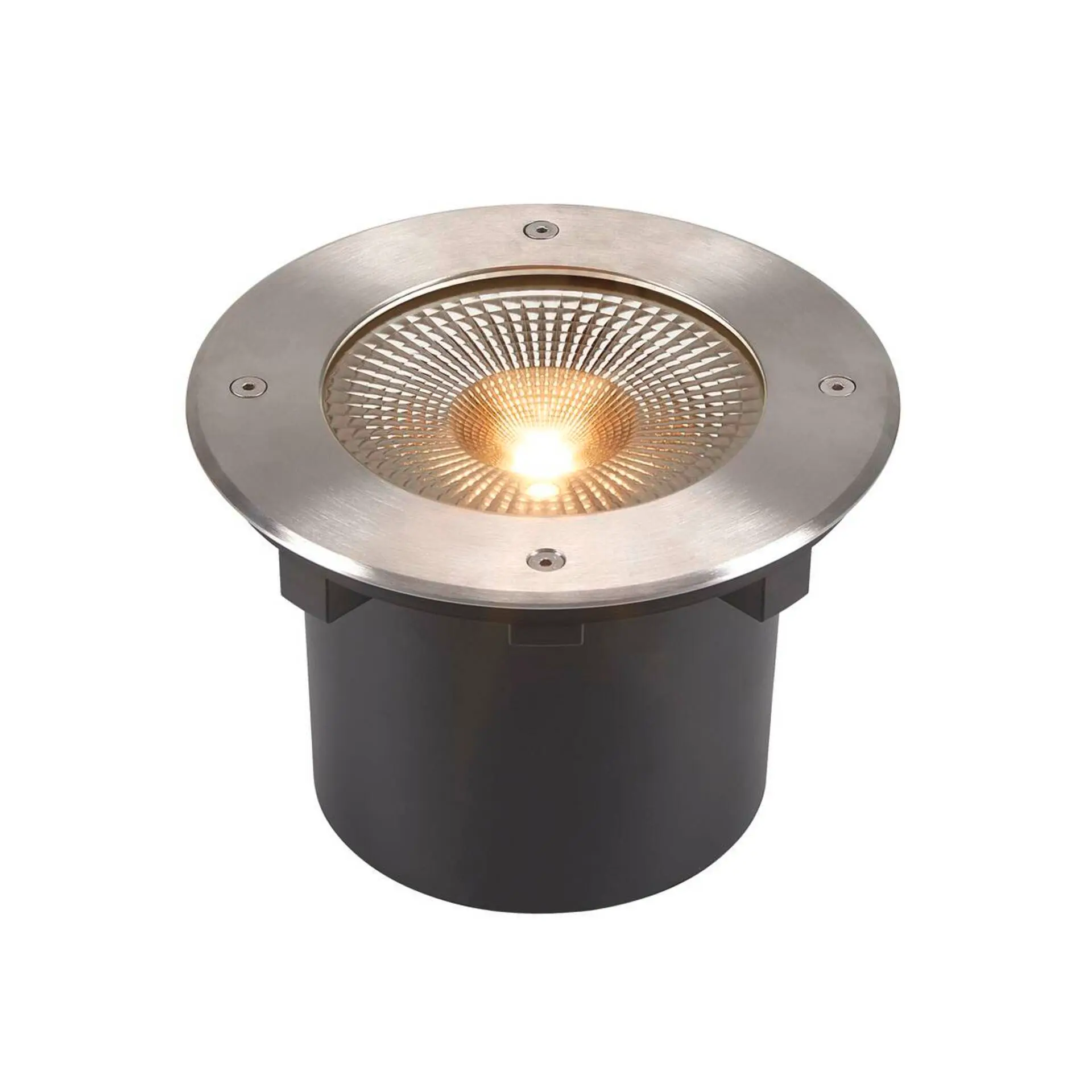 BIG WHITE SLV ROCCI 200 EL kulaté zápustné zemní svítidlo černé 16 W 3000 K 120d 1006104