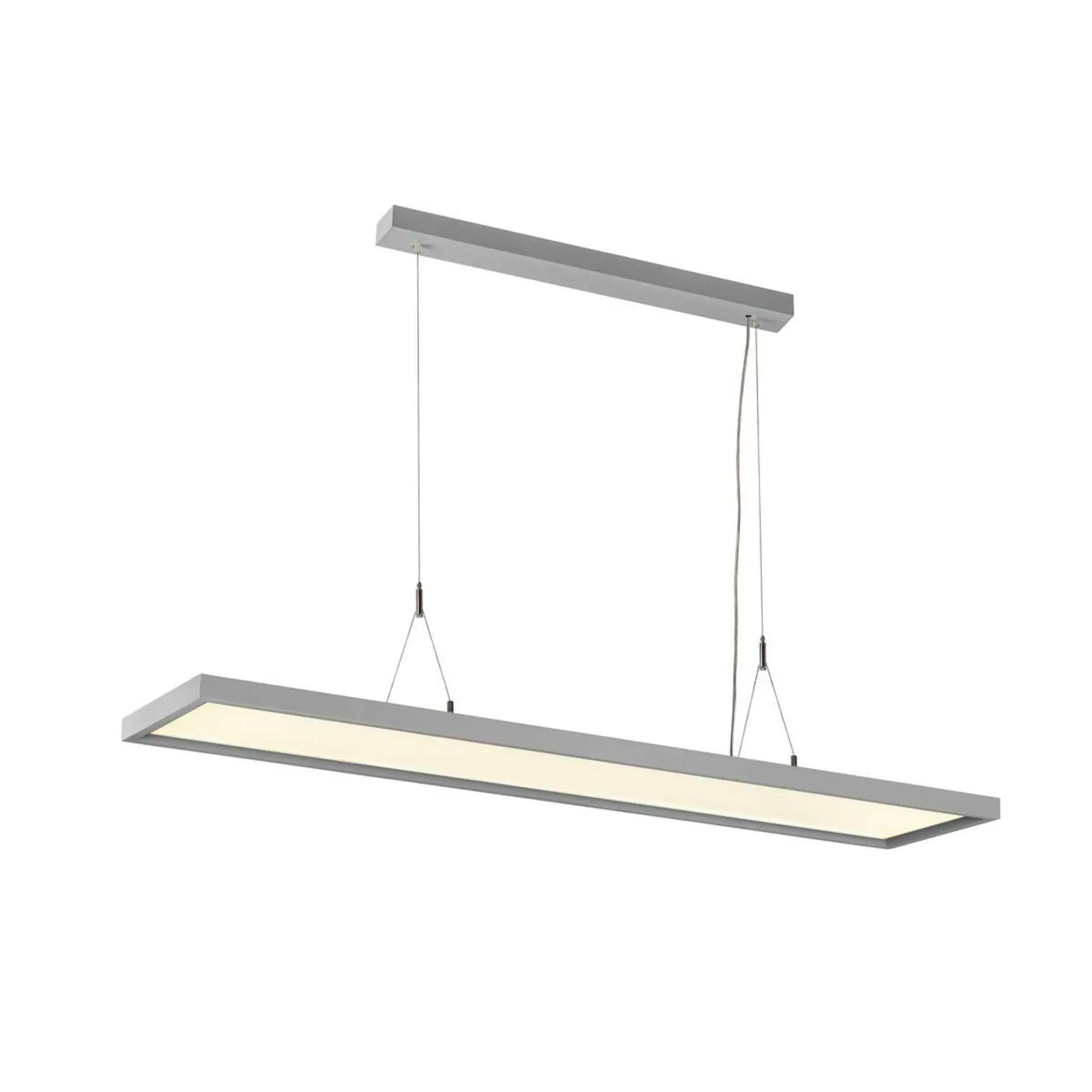 BIG WHITE SLV WORKLIGHT PD závěsné svítidlo stříbrné 57 W 5000 lm 4000 K CRI80 80d DALI 1006345