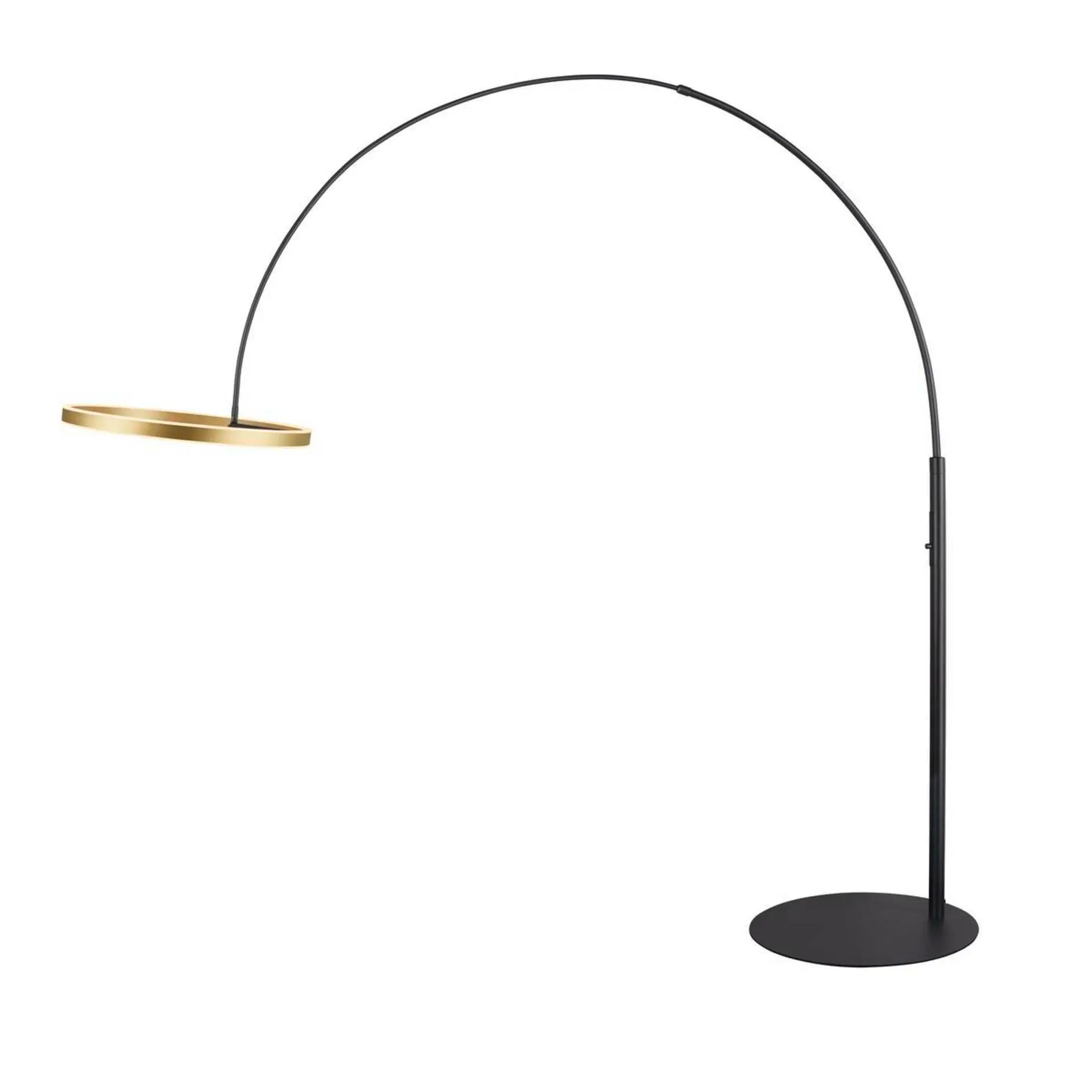 BIG WHITE SLV ONE BOW FL stojací lampa černá/mosaz 20 W 1200/1200 lm 2700/3000 K CRI90 140st. 1006350