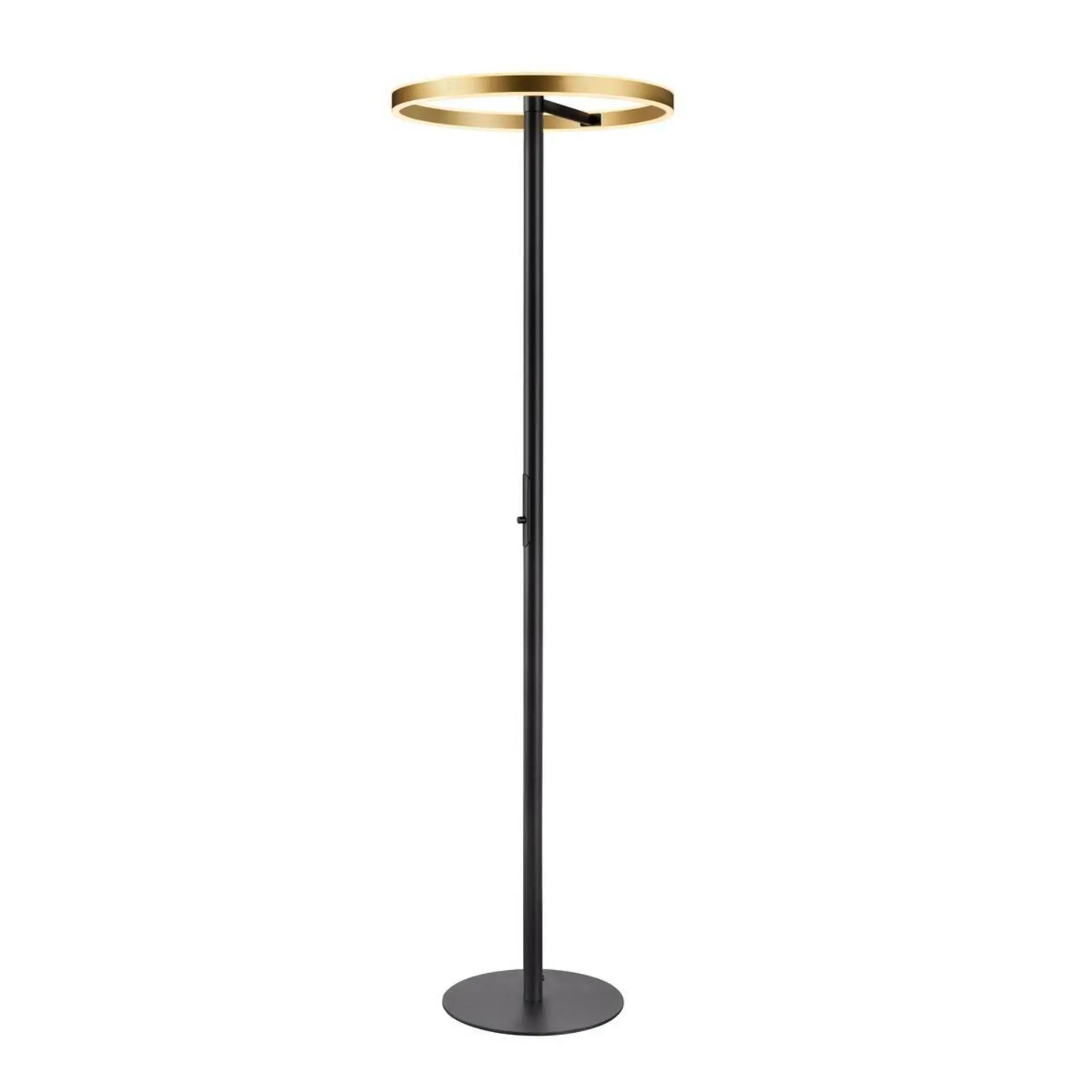 BIG WHITE SLV ONE STRAIGHT FL stojací lampa černá/mosaz 20 W 1200/1200 lm 2700/3000 K CRI90 140st. 1006353